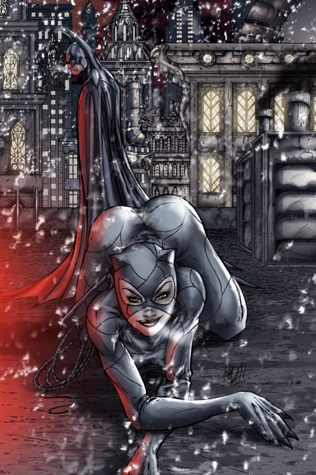 Handy-Wallpaper Catwoman, Comics kostenlos herunterladen.