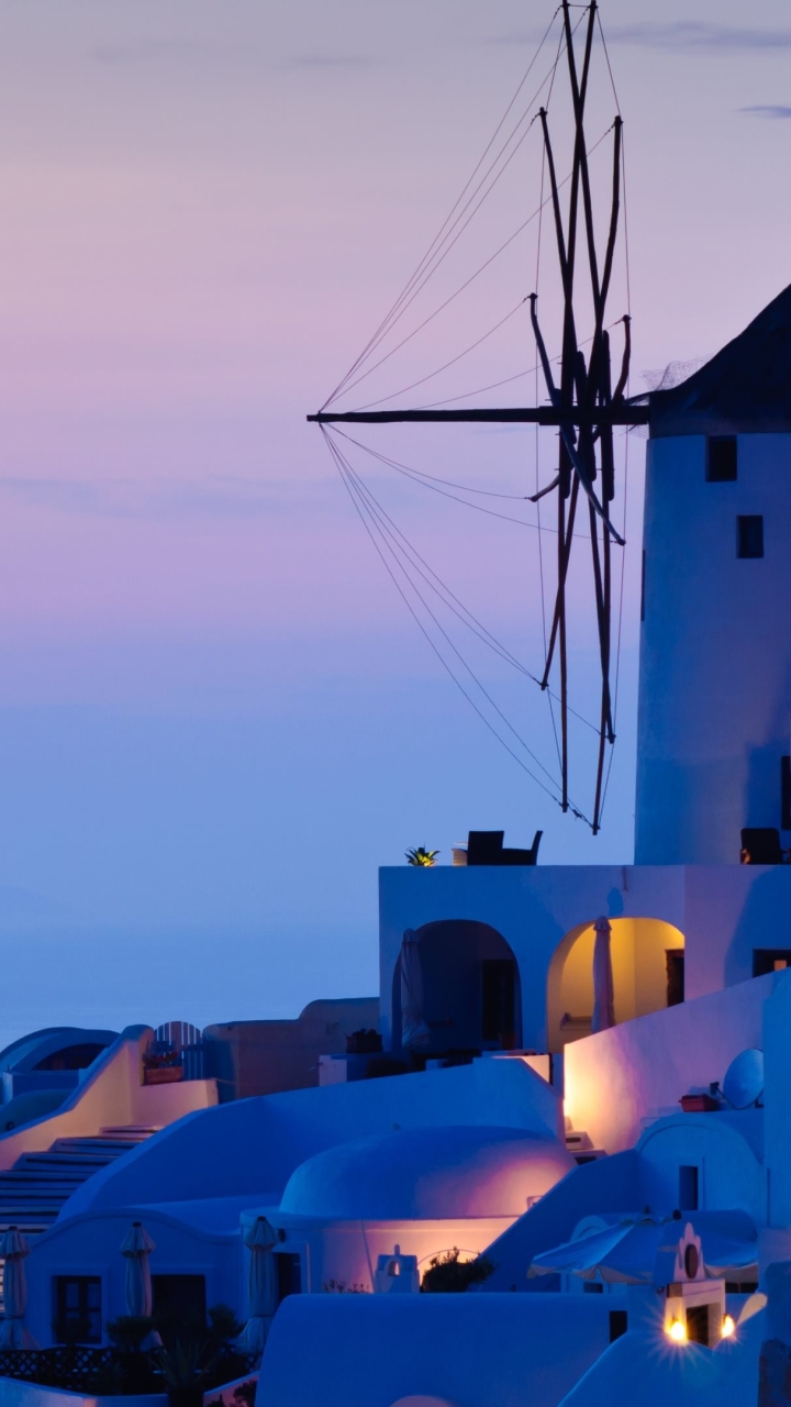 Descarga gratuita de fondo de pantalla para móvil de Pueblos, Santorini, Hecho Por El Hombre.