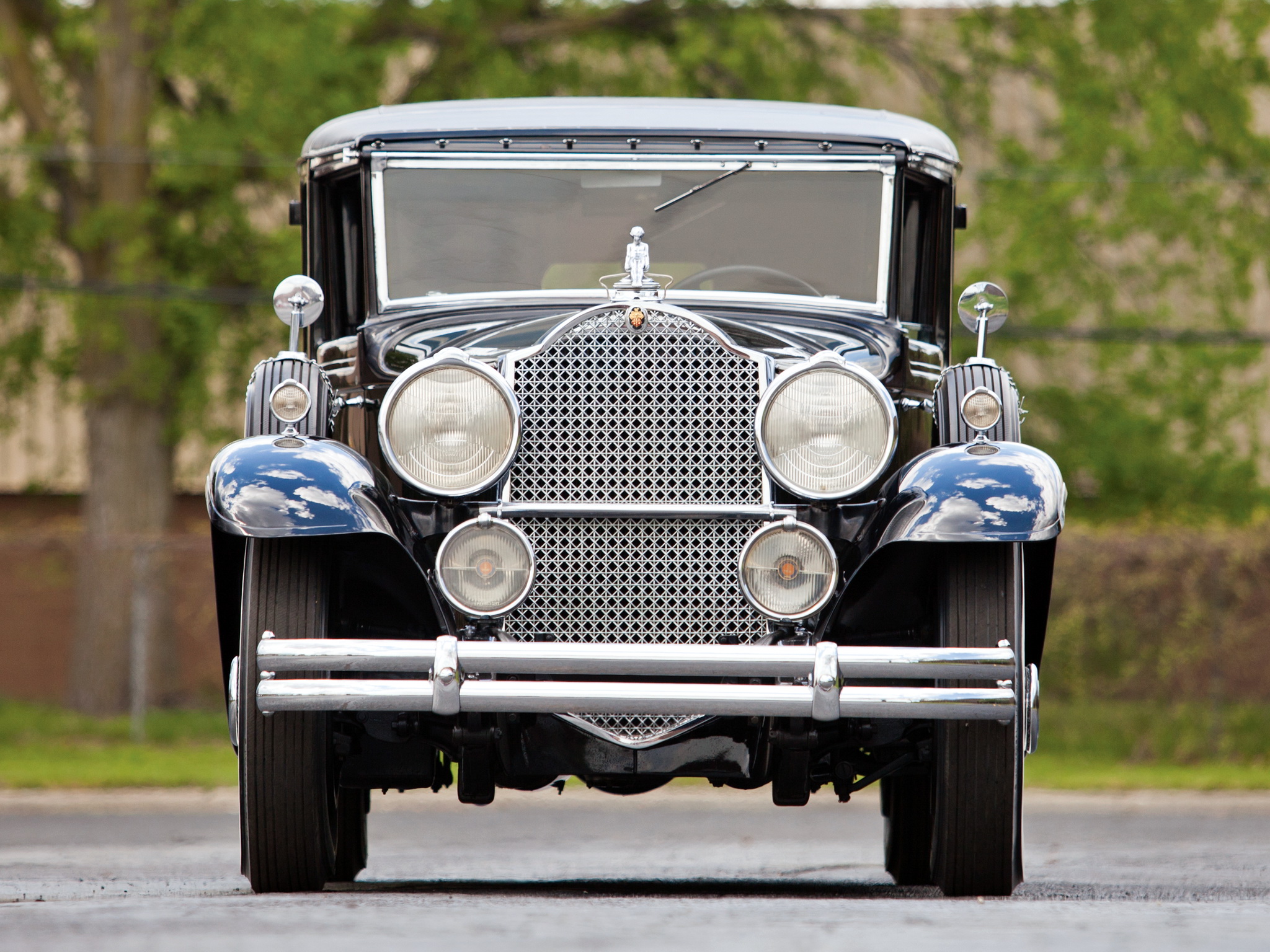 Laden Sie 1930 Packard Deluxe Eight Allwetter Stadtauto HD-Desktop-Hintergründe herunter