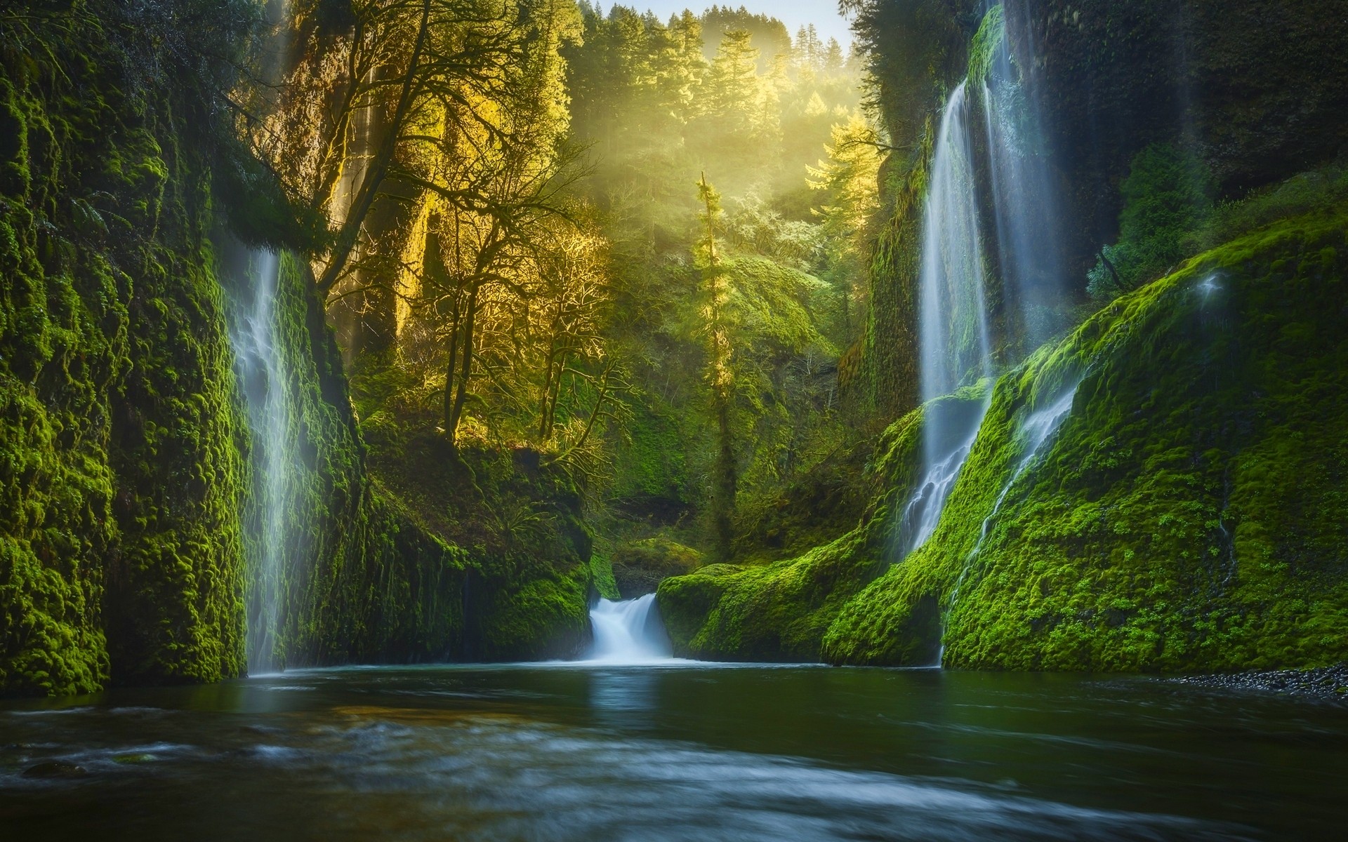 Descarga gratis la imagen Cascadas, Cascada, Bosque, Tierra/naturaleza en el escritorio de tu PC