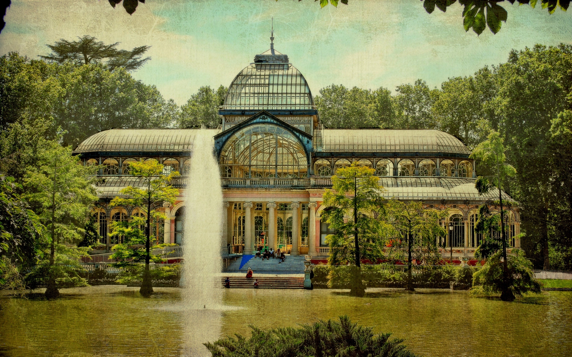 642201 Bild herunterladen menschengemacht, palacio de cristal - Hintergrundbilder und Bildschirmschoner kostenlos