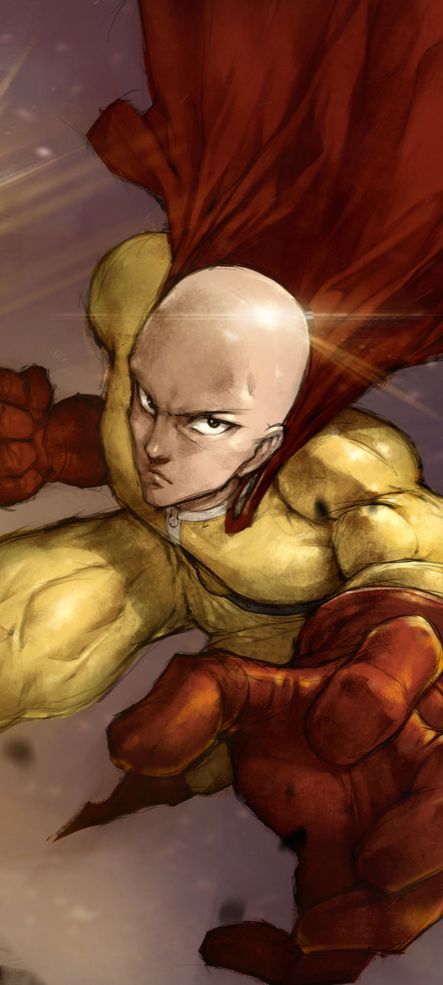 Téléchargez des papiers peints mobile Animé, Saitama (L'homme Au Coup De Poing), One Punch Man gratuitement.