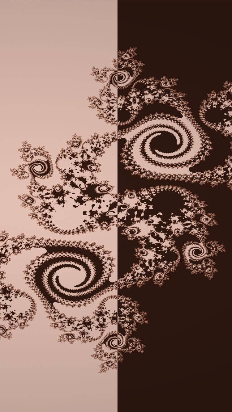 Download mobile wallpaper Abstract, Brown, Fractal, Simple, Julia Set for free.