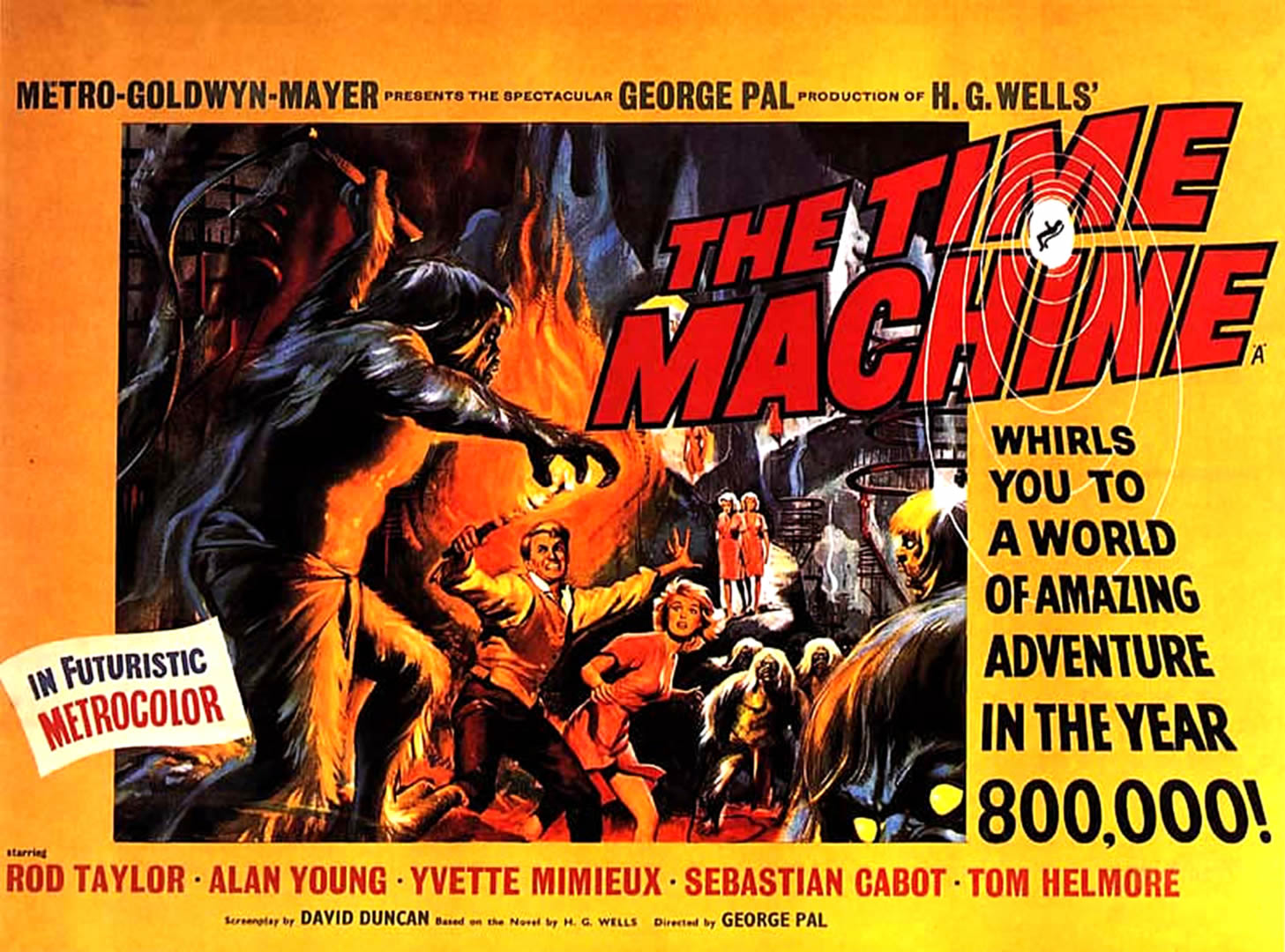 movie, the time machine (1960), the time machine