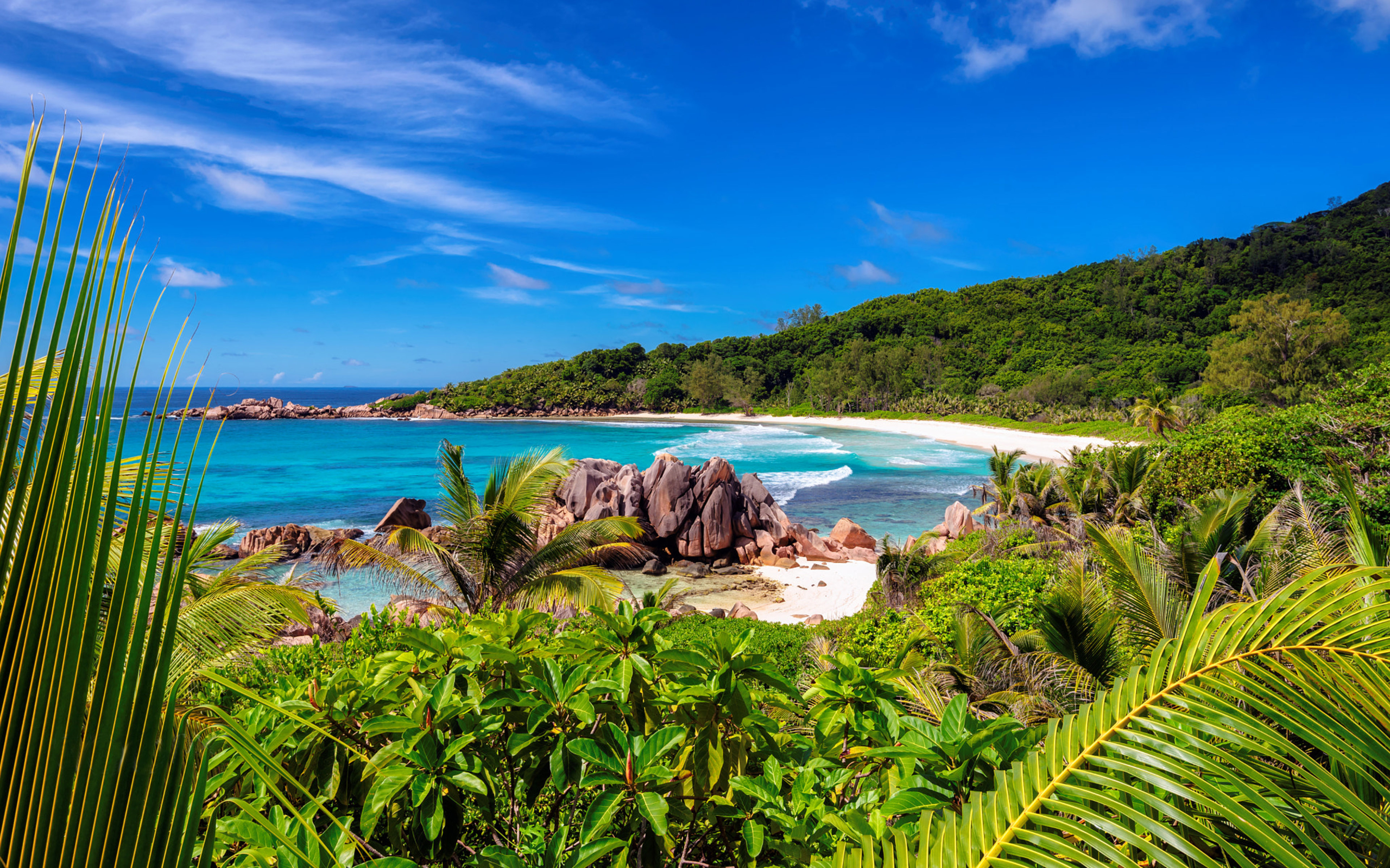 931159 descargar imagen tierra/naturaleza, playa, océano, seychelles: fondos de pantalla y protectores de pantalla gratis