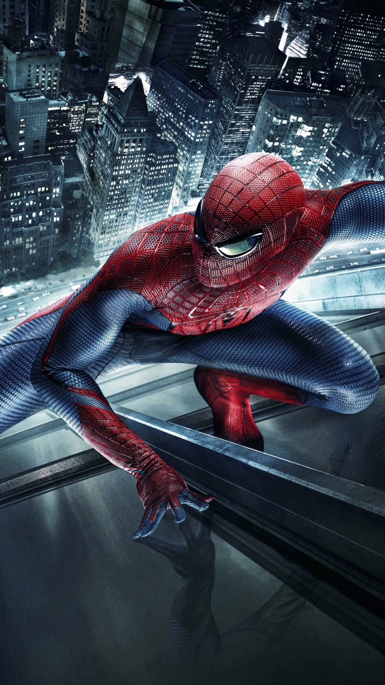 Download mobile wallpaper Spider Man, Building, Movie, The Amazing Spider Man, The Amazing Spider Man 2 for free.