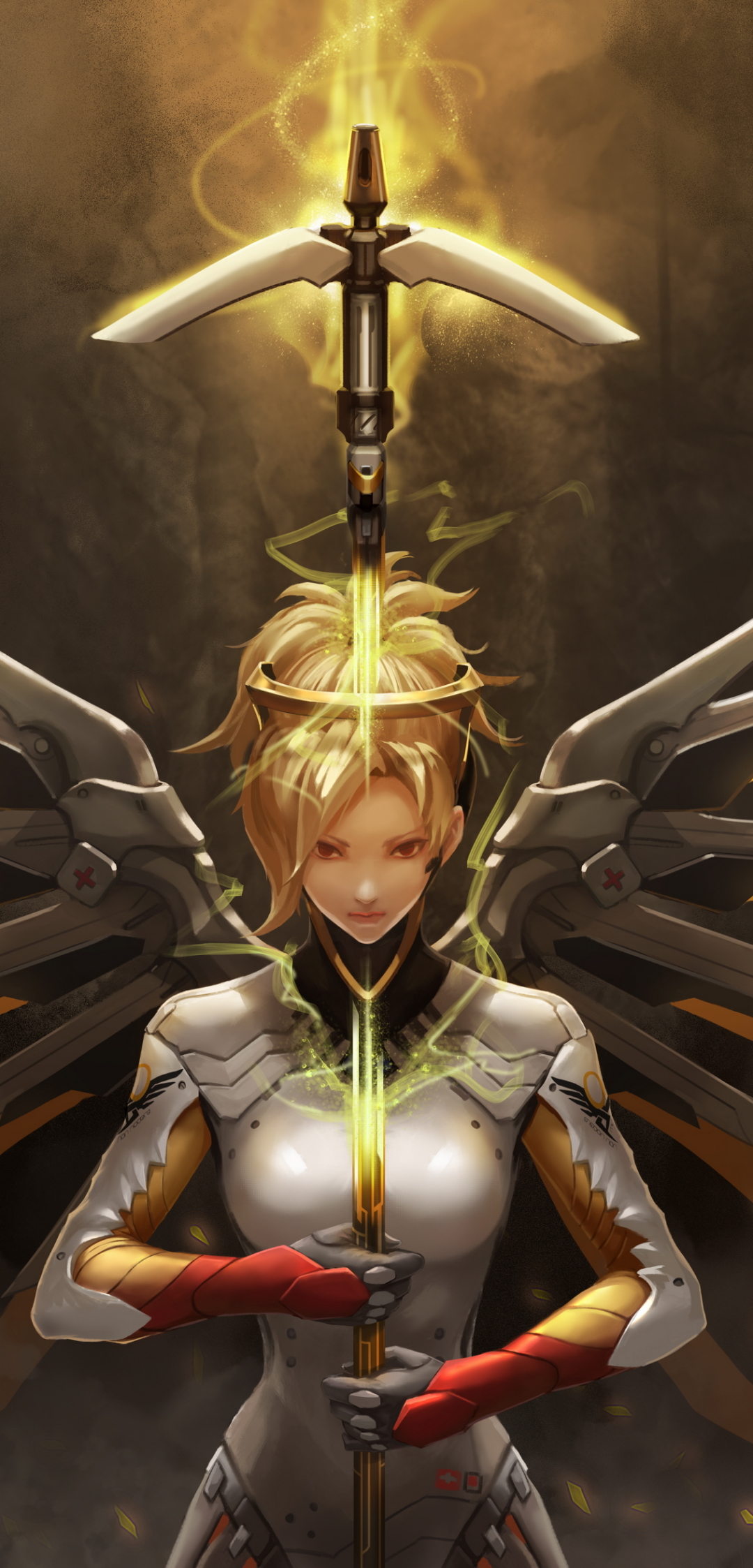 Download mobile wallpaper Overwatch, Video Game, Mercy (Overwatch) for free.