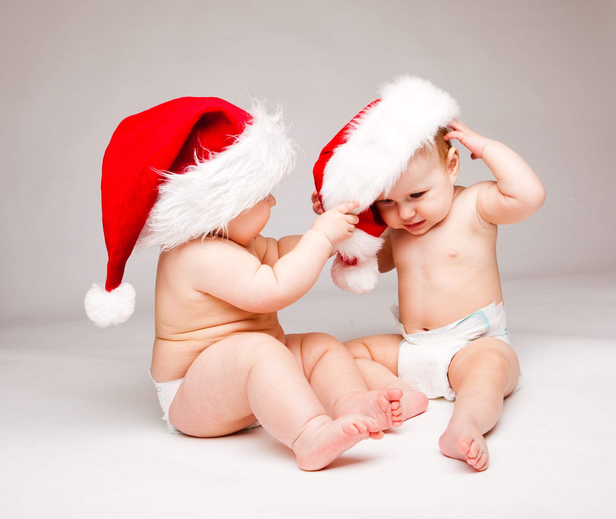 Téléchargez gratuitement l'image Photographie, Chapeau De Père Noël, Bébé sur le bureau de votre PC