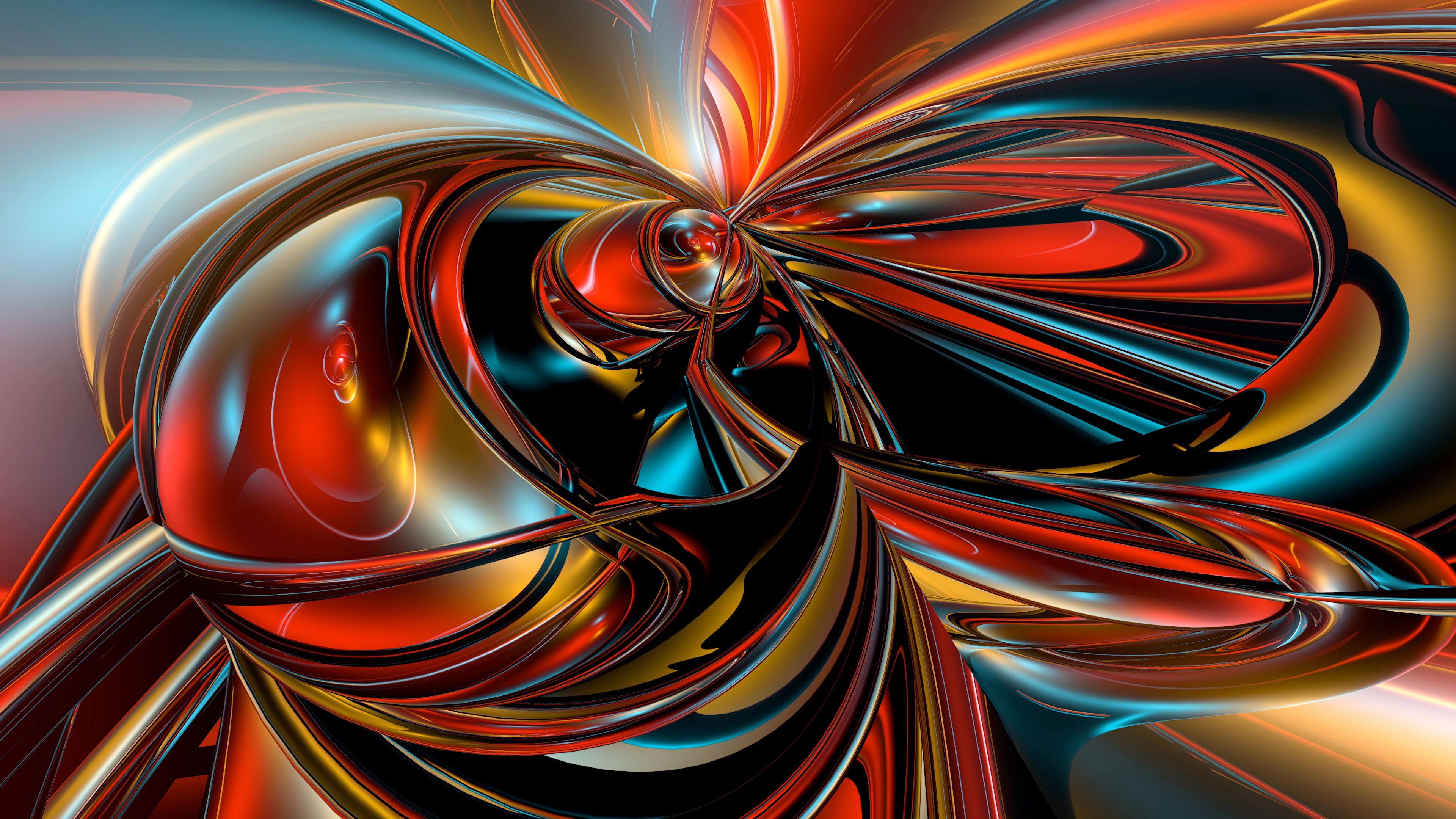 Free download wallpaper Multicolored, Abstract, Motley, Fractal, 3D on your PC desktop