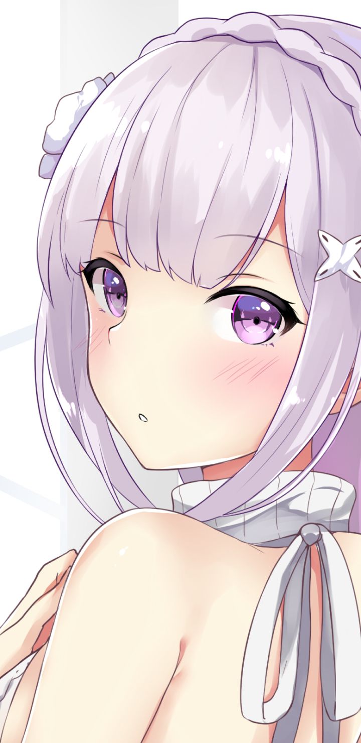 Descarga gratuita de fondo de pantalla para móvil de Animado, Emilia (Re:zero), Re:zero Comenzando La Vida En Otro Mundo.