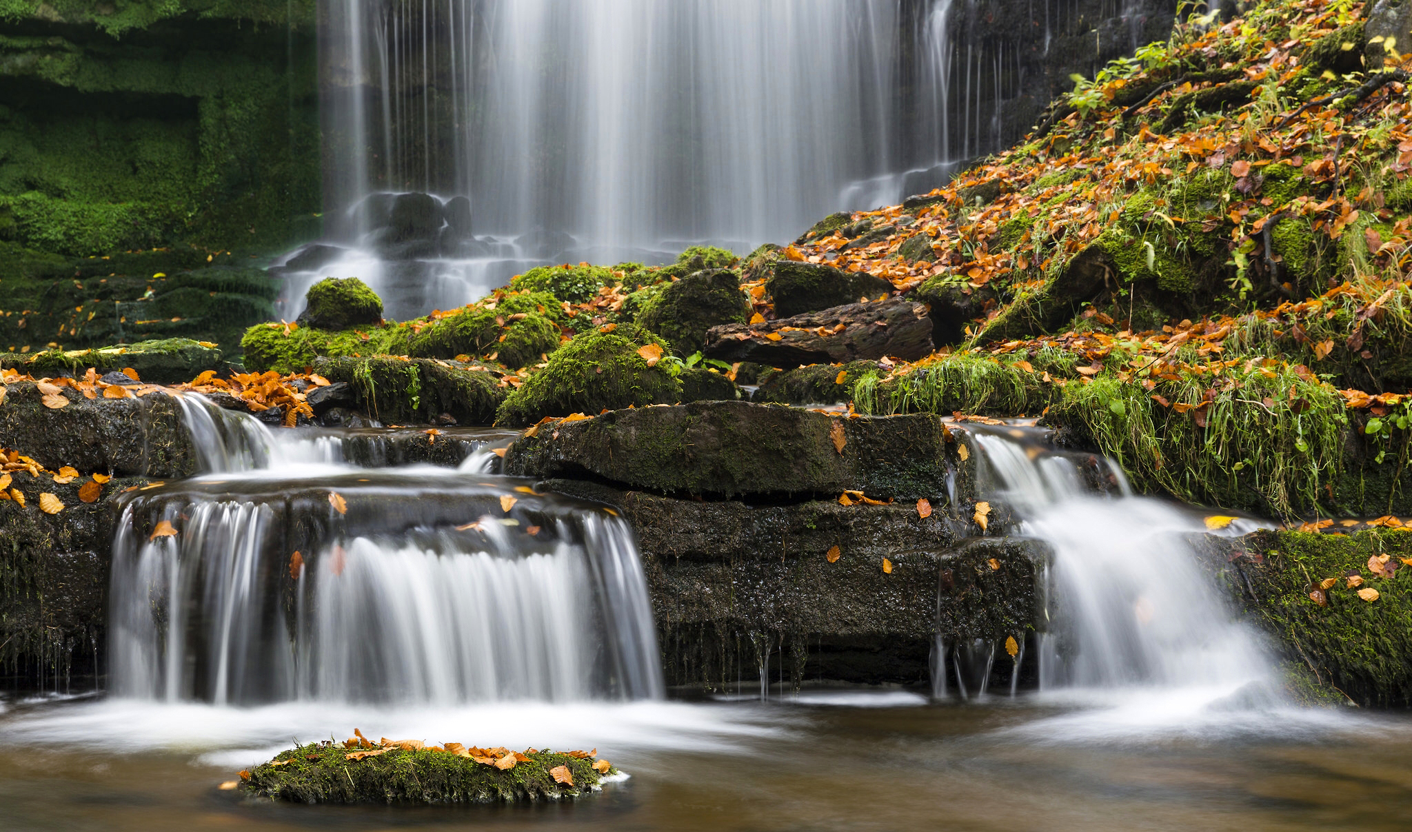 Laden Sie das Natur, Wasserfälle, Wasserfall, Moos, Erde/natur-Bild kostenlos auf Ihren PC-Desktop herunter