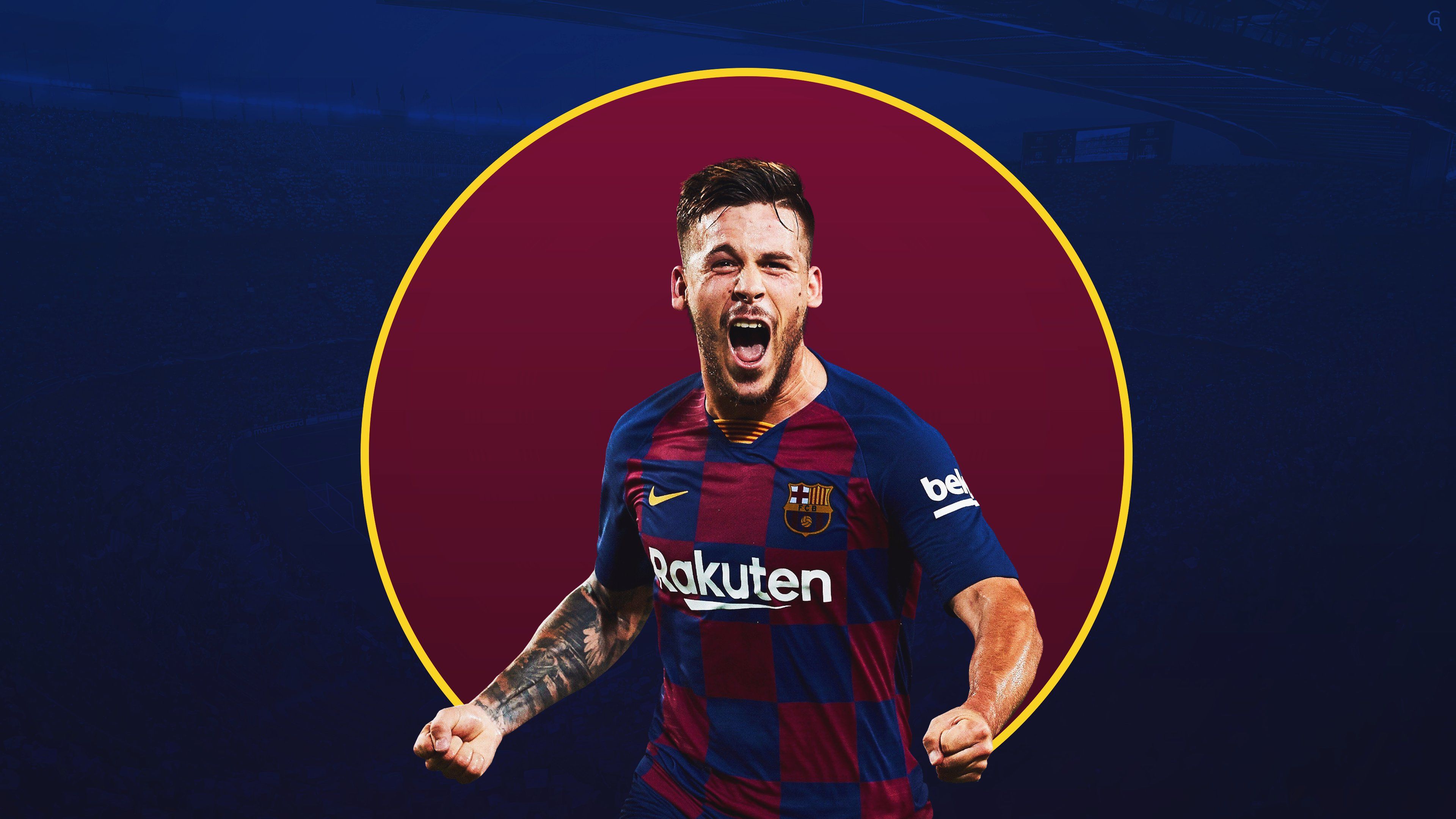 Download mobile wallpaper Sports, Soccer, Fc Barcelona, Spanish, Carles Pérez for free.
