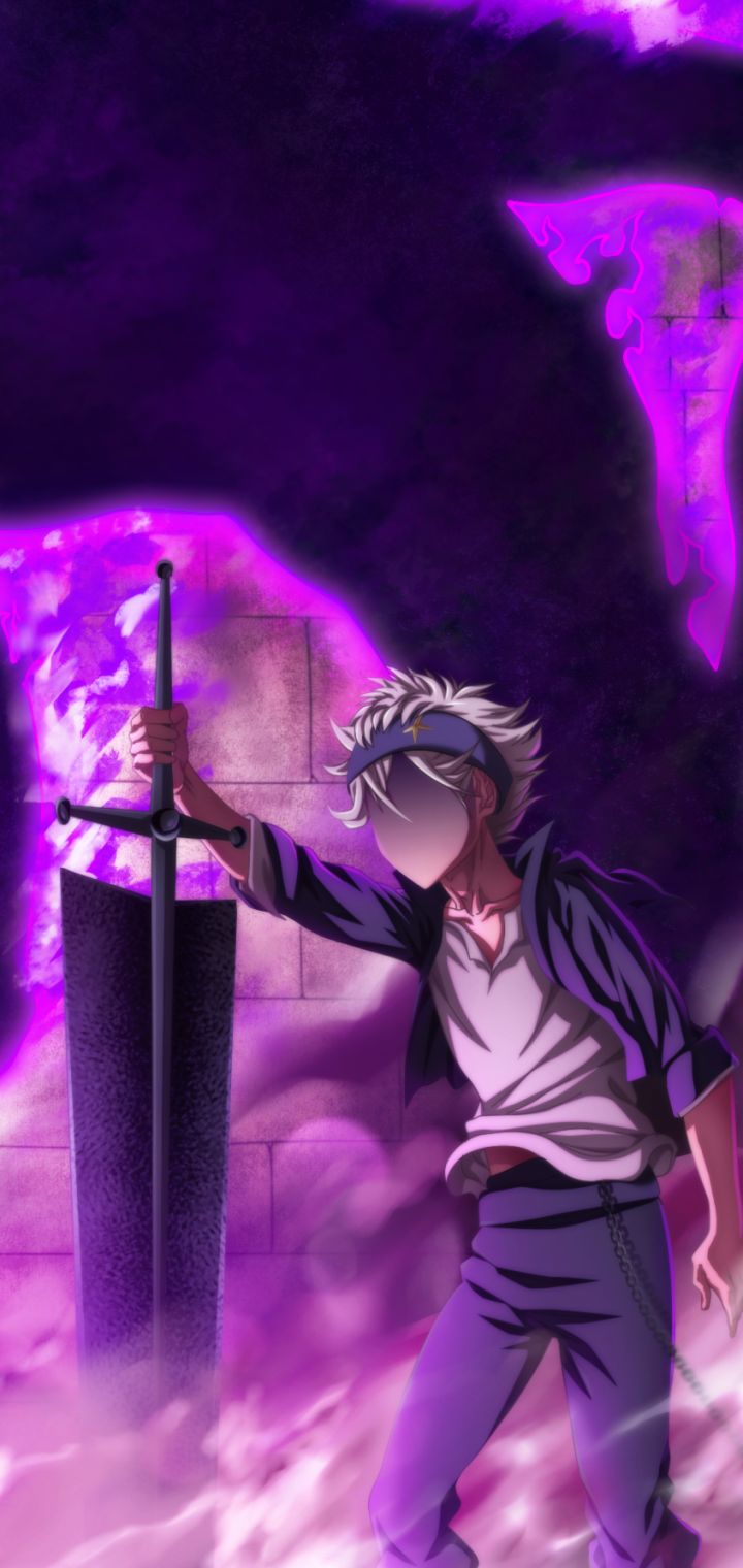 Handy-Wallpaper Animes, Asta (Schwarzklee), Black Clover kostenlos herunterladen.