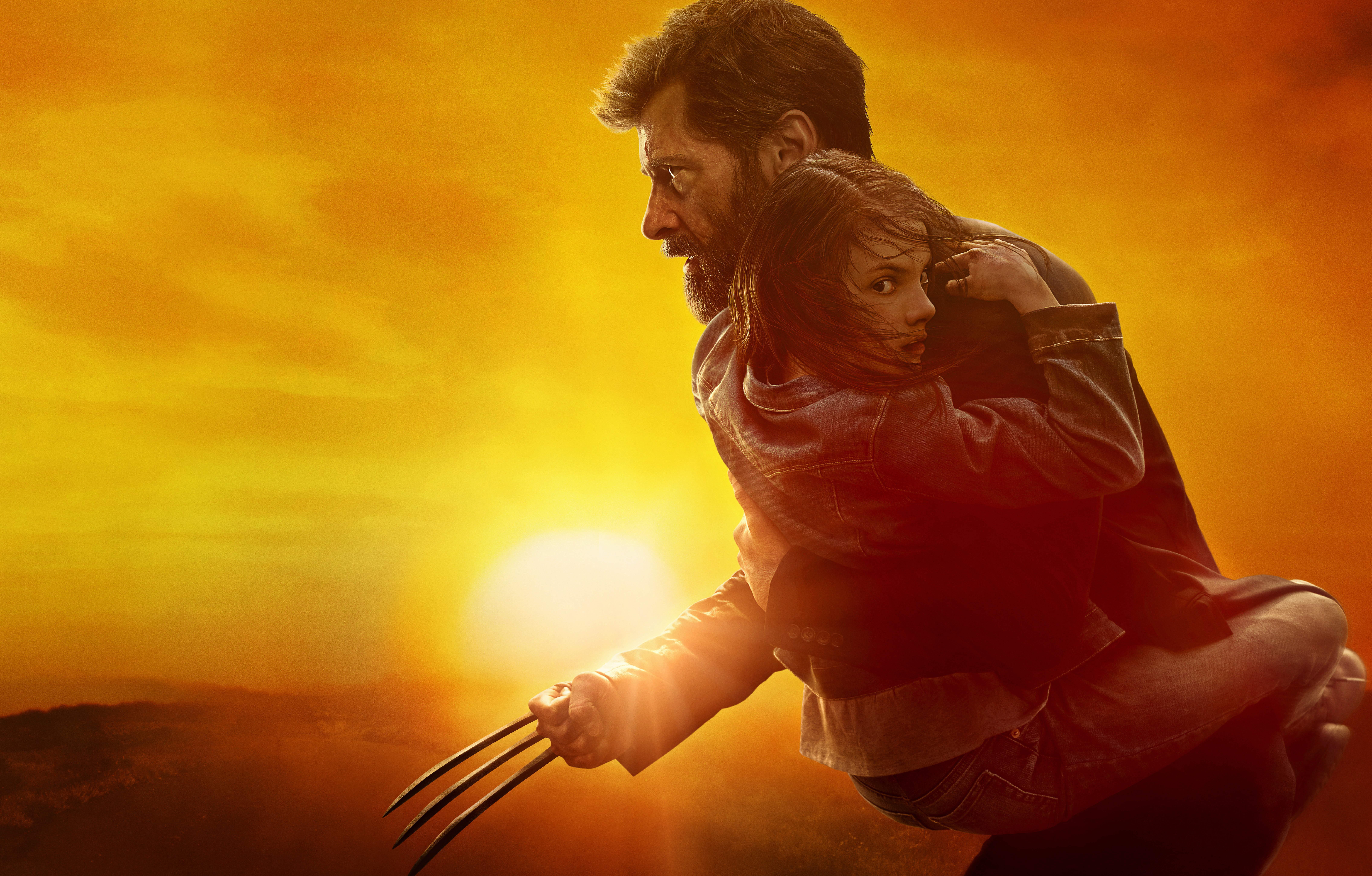 Download mobile wallpaper Wolverine, Movie, Logan James Howlett, X 23, Logan, Logan (Movie) for free.