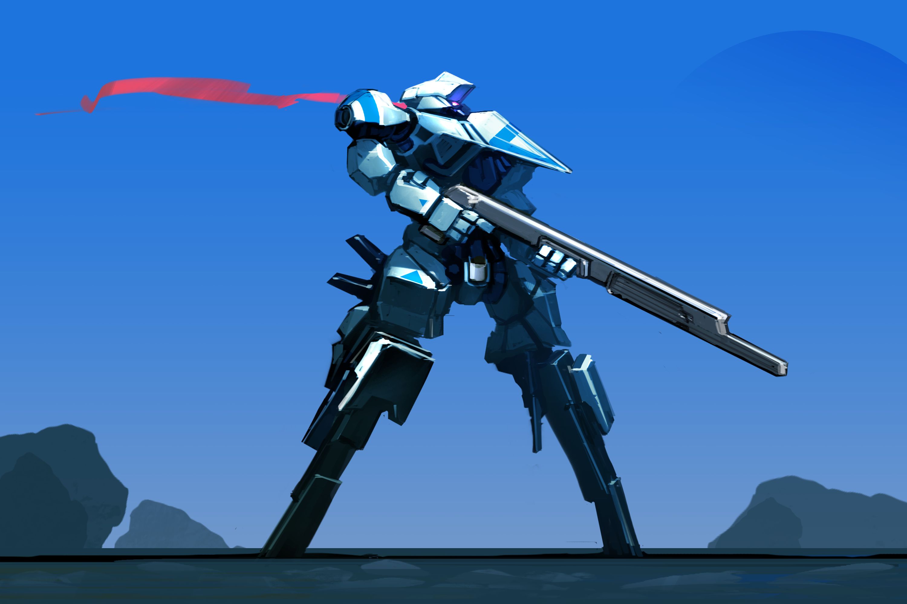 Download mobile wallpaper Weapon, Robot, Sci Fi for free.