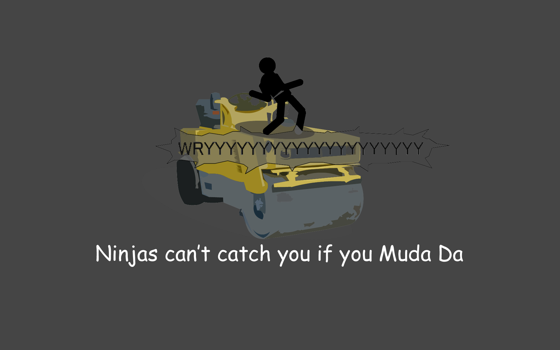 Téléchargez des papiers peints mobile Humour, Ninja gratuitement.