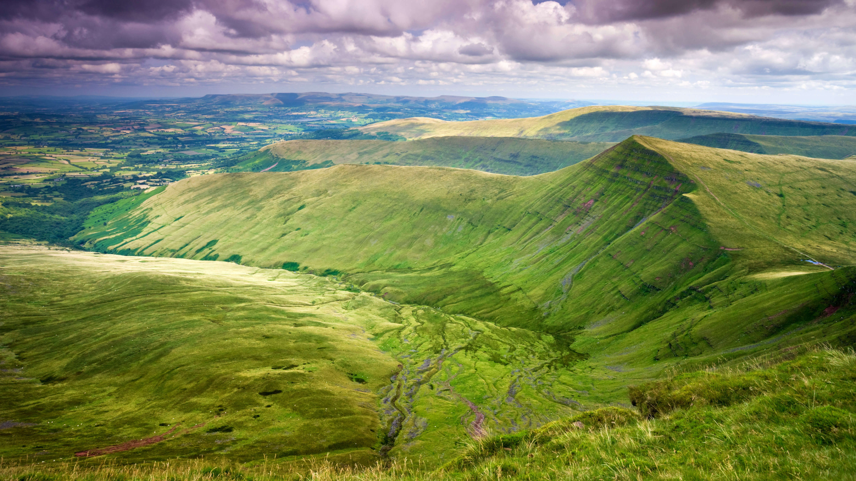 Laden Sie das Gebirge, Panorama, Tal, Wolke, Erde/natur-Bild kostenlos auf Ihren PC-Desktop herunter
