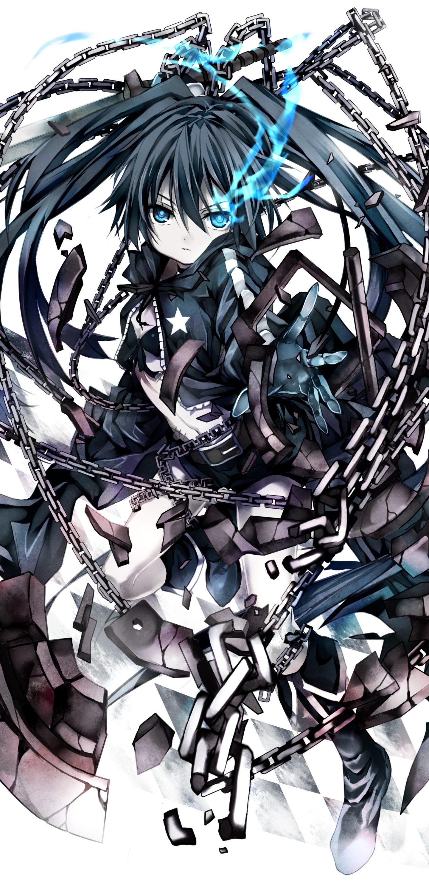 Download mobile wallpaper Anime, Black Rock Shooter for free.