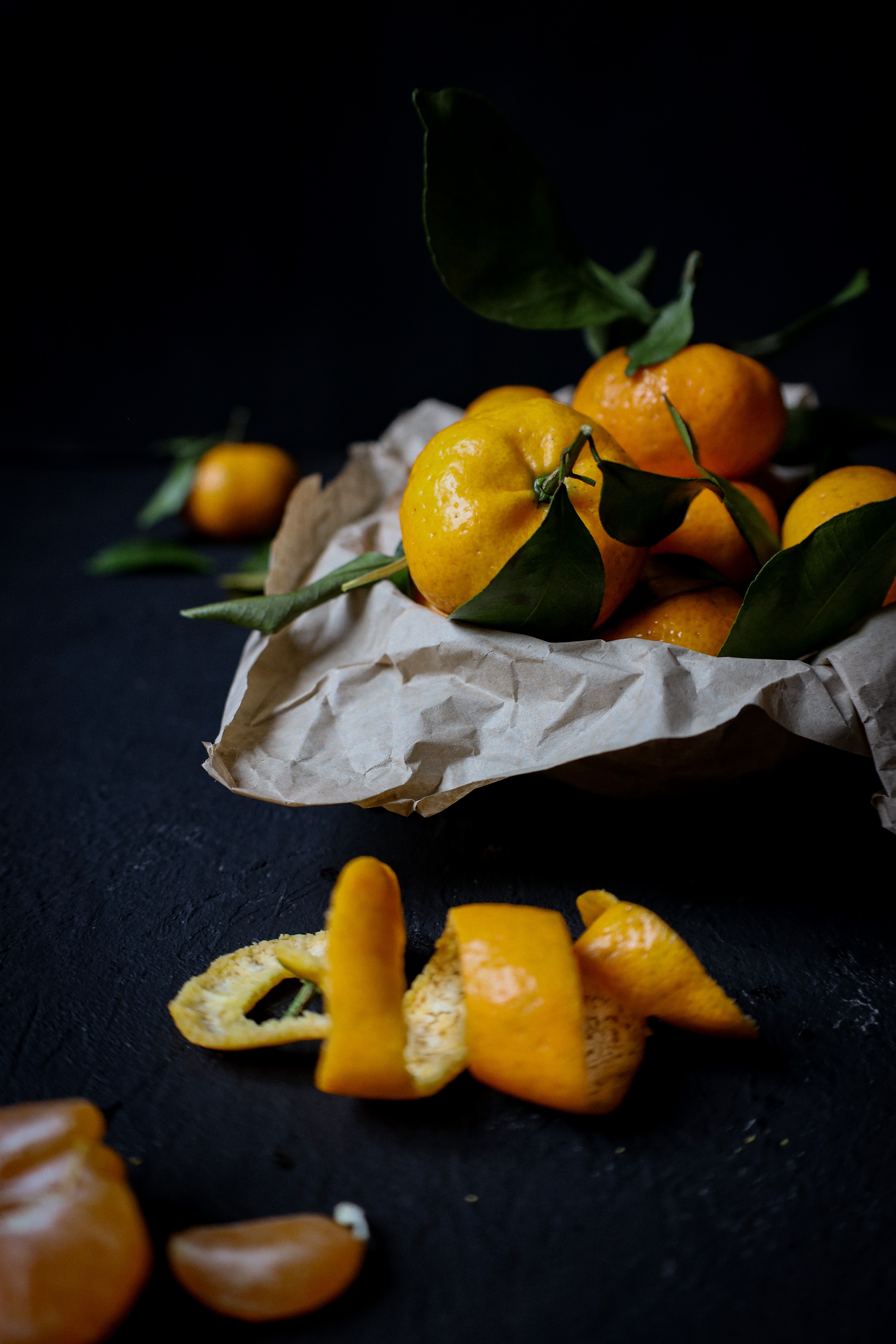 fruits, food, tangerines, orange, citrus High Definition image
