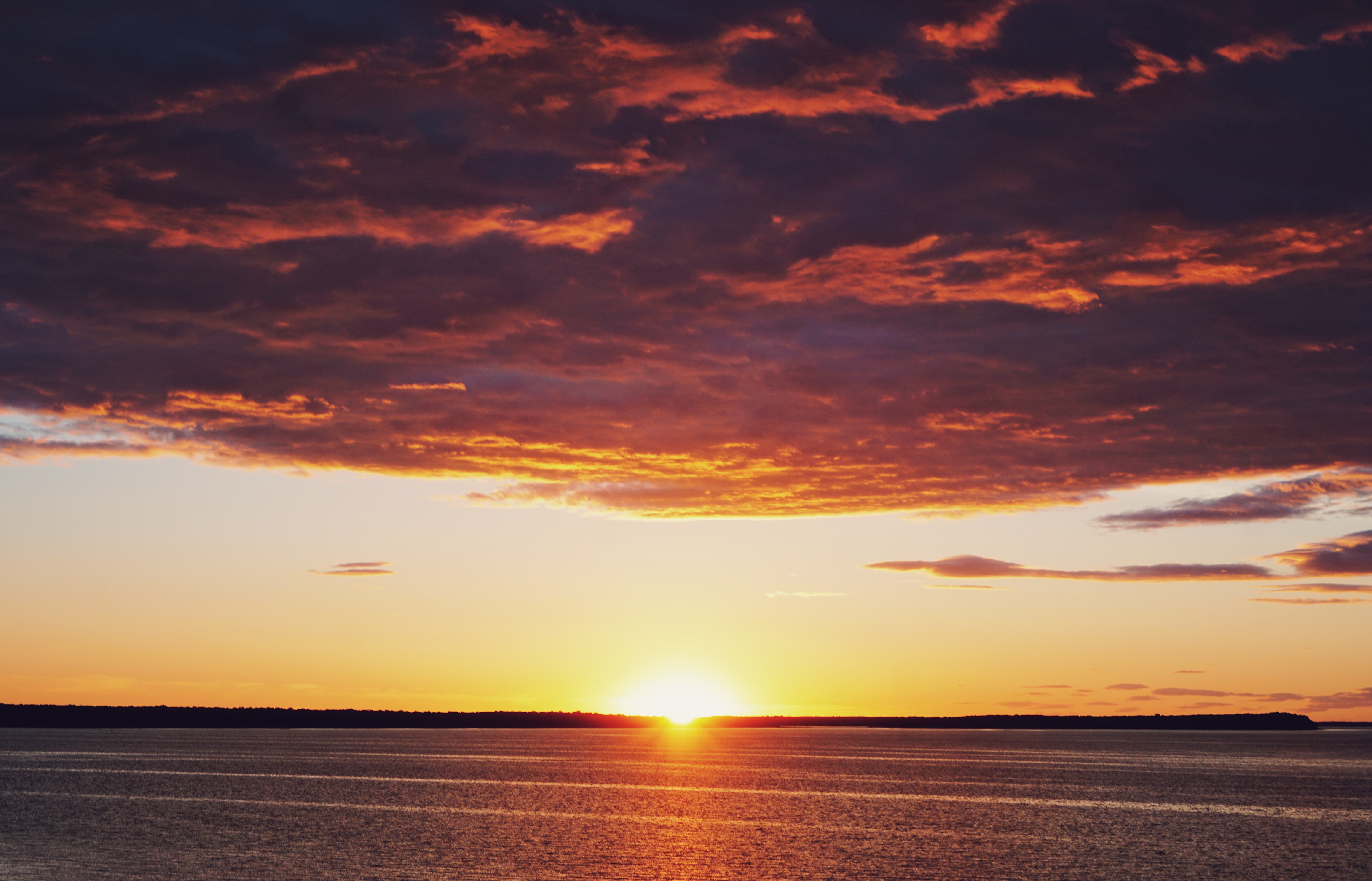 Laden Sie das Natur, Sunset, Sky, Sea, Horizont-Bild kostenlos auf Ihren PC-Desktop herunter