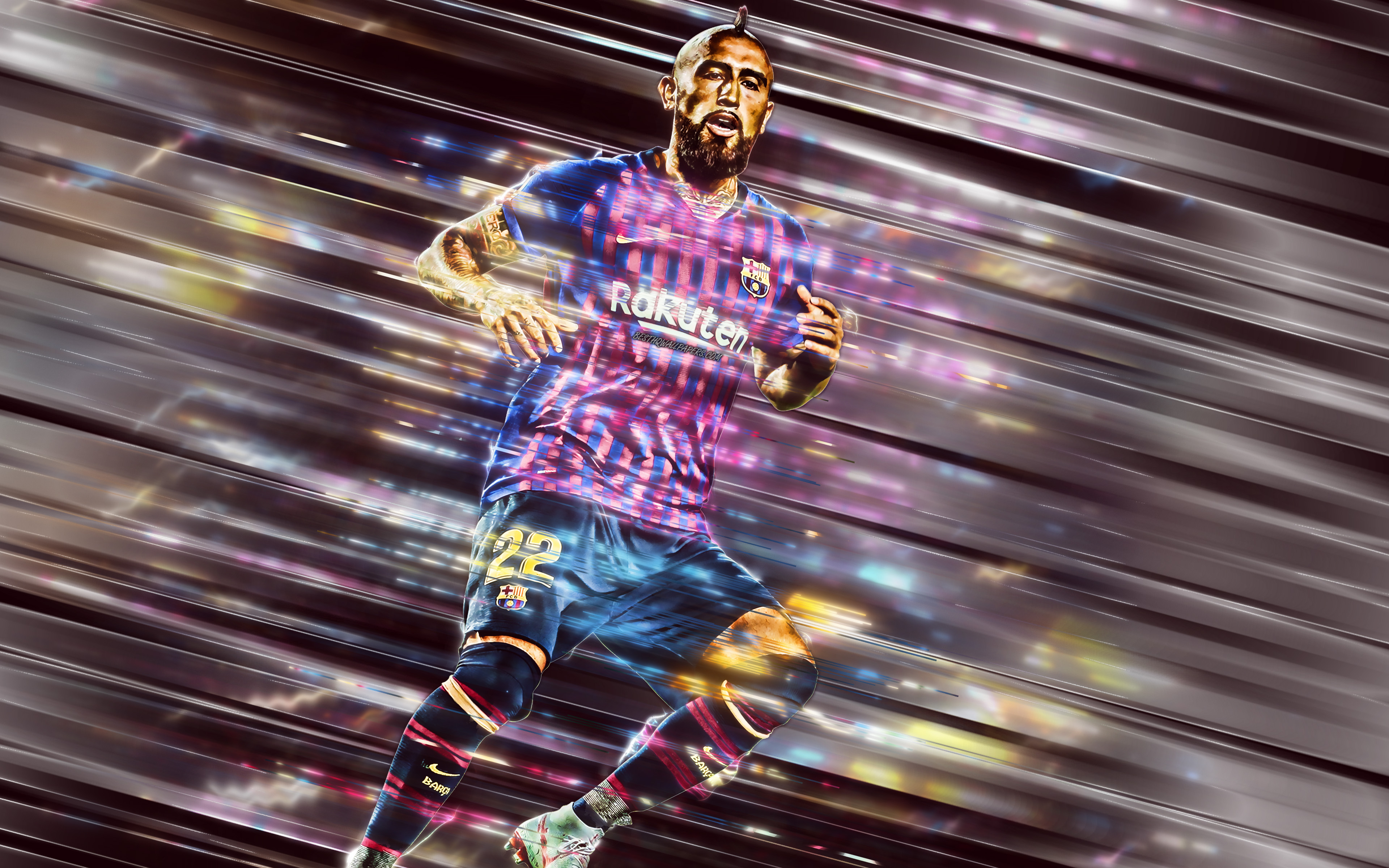 Descarga gratuita de fondo de pantalla para móvil de Fútbol, Deporte, Fc Barcelona, Chileno, Arturo Vidal.