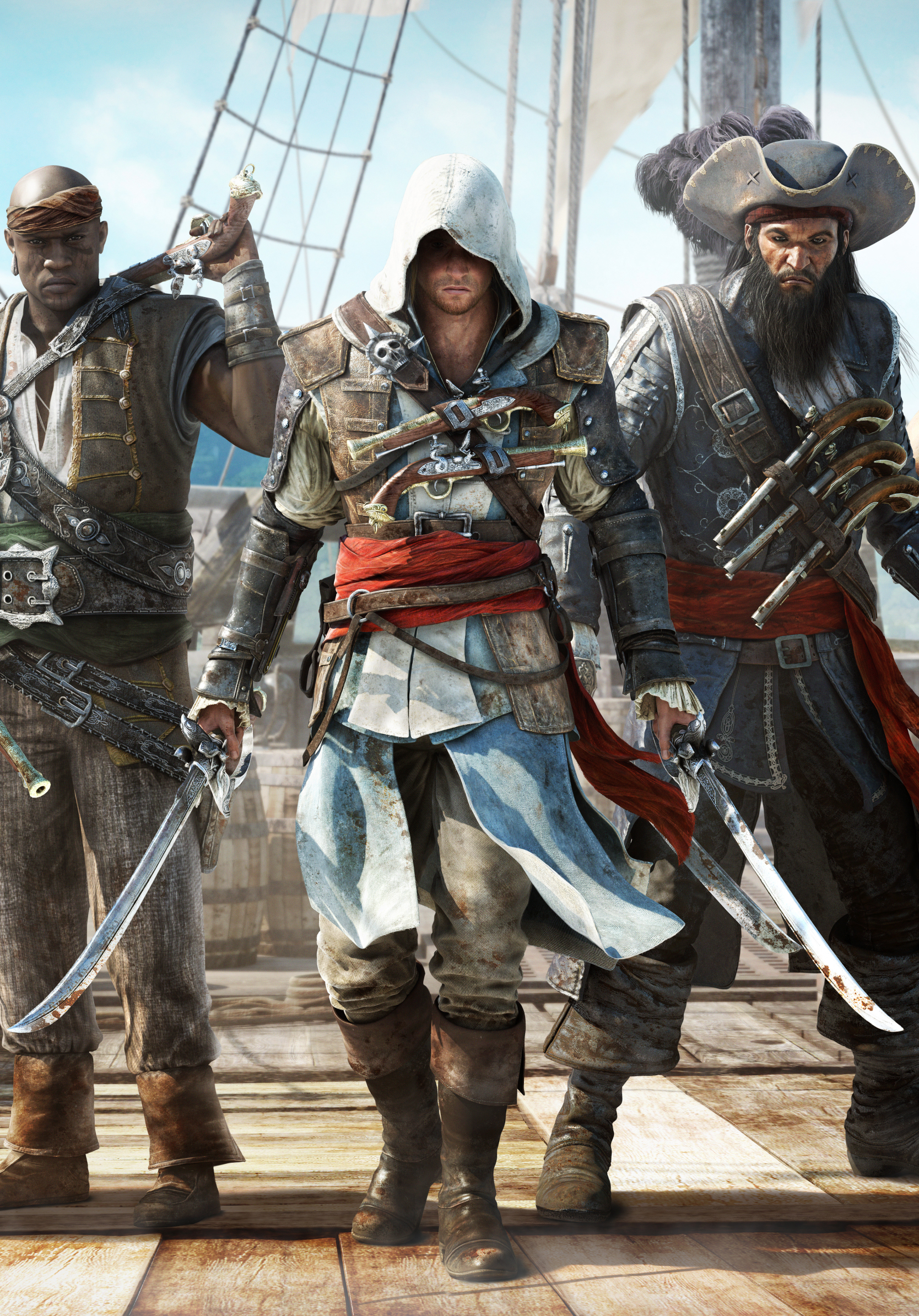 Скачать обои бесплатно Видеоигры, Кредо Ассасина, Assassin's Creed Iv: Чёрный Флаг, Эдвард Кенуэй картинка на рабочий стол ПК