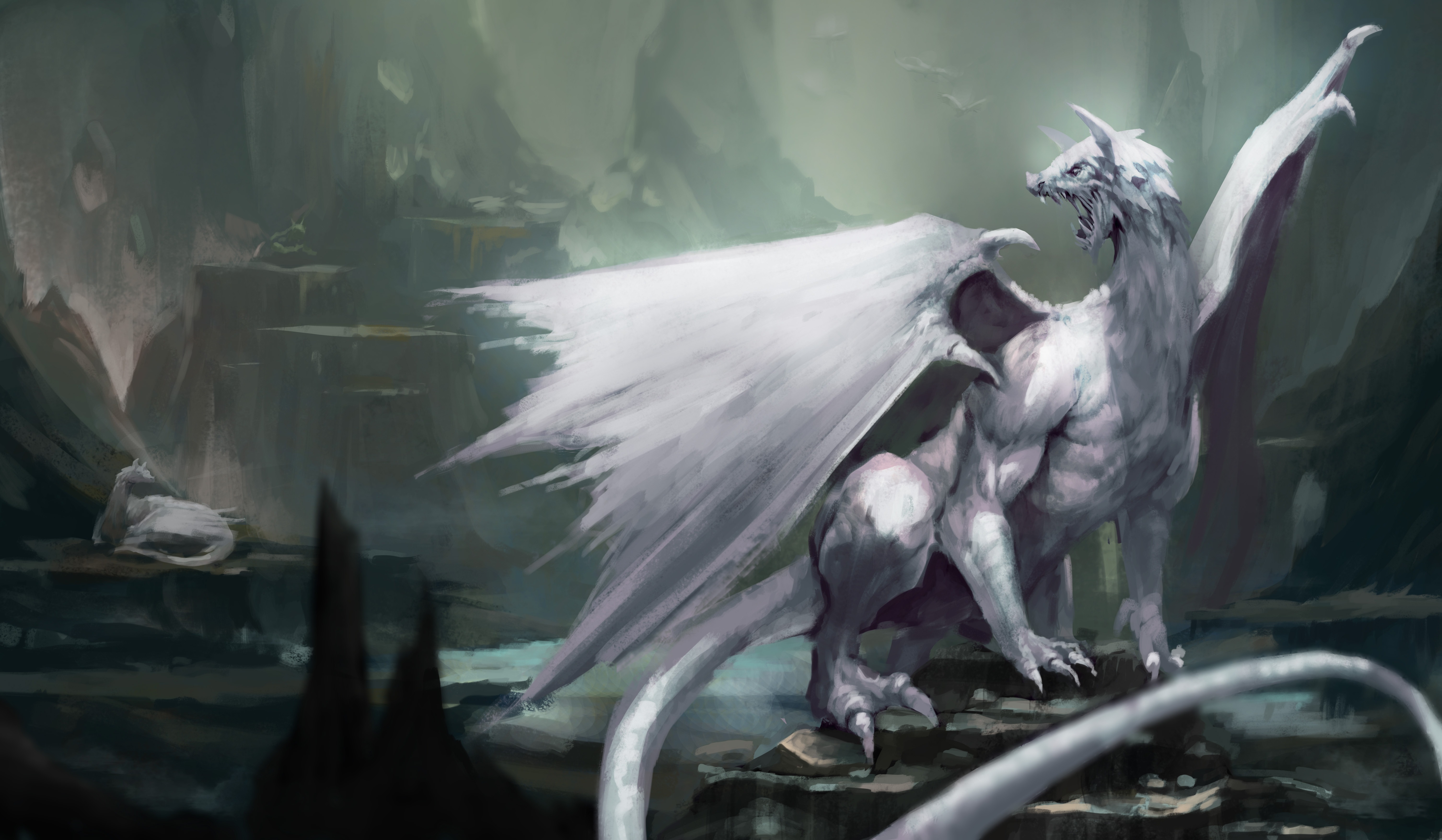 Free download wallpaper Fantasy, Dragon on your PC desktop