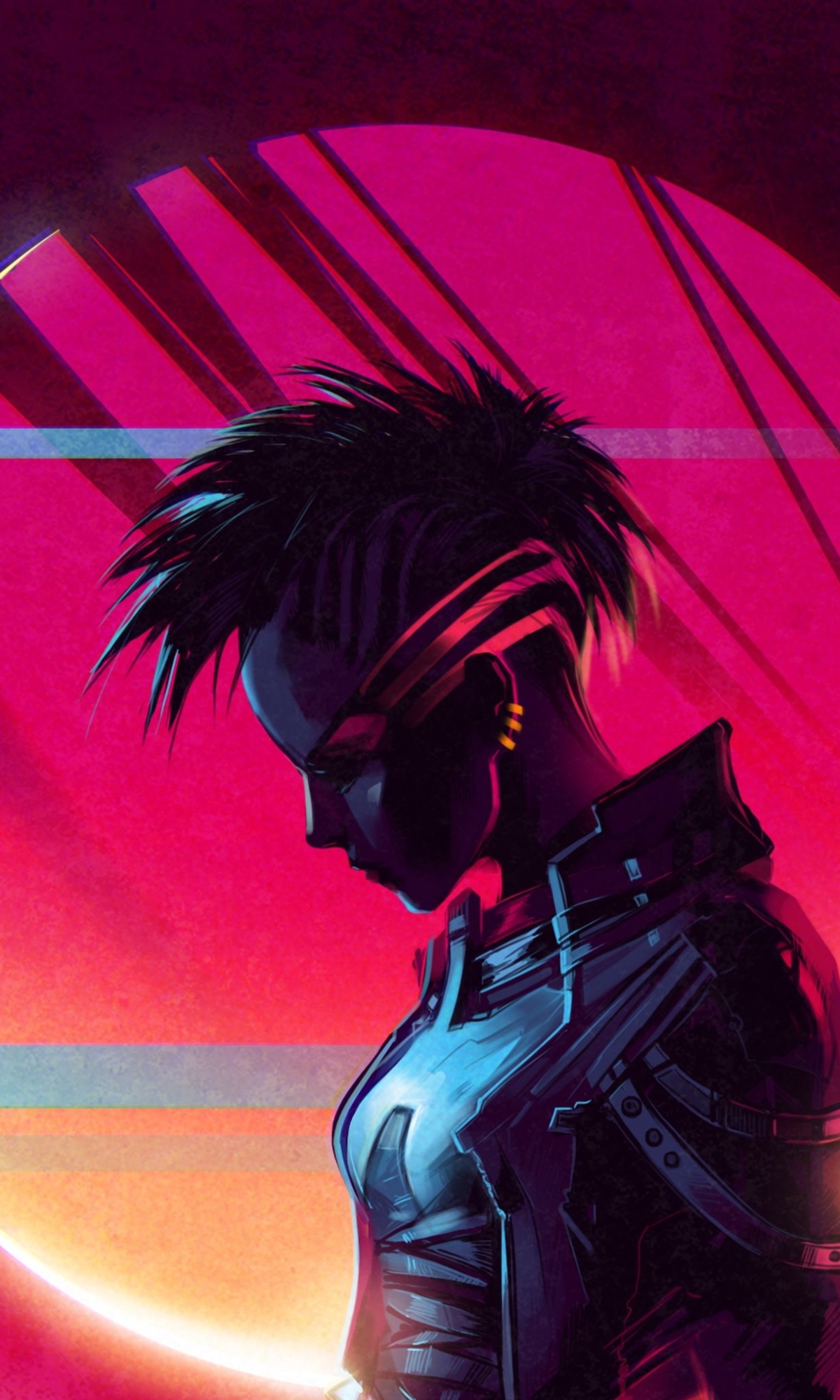 Download mobile wallpaper Music, Retro Wave, Scandroid for free.