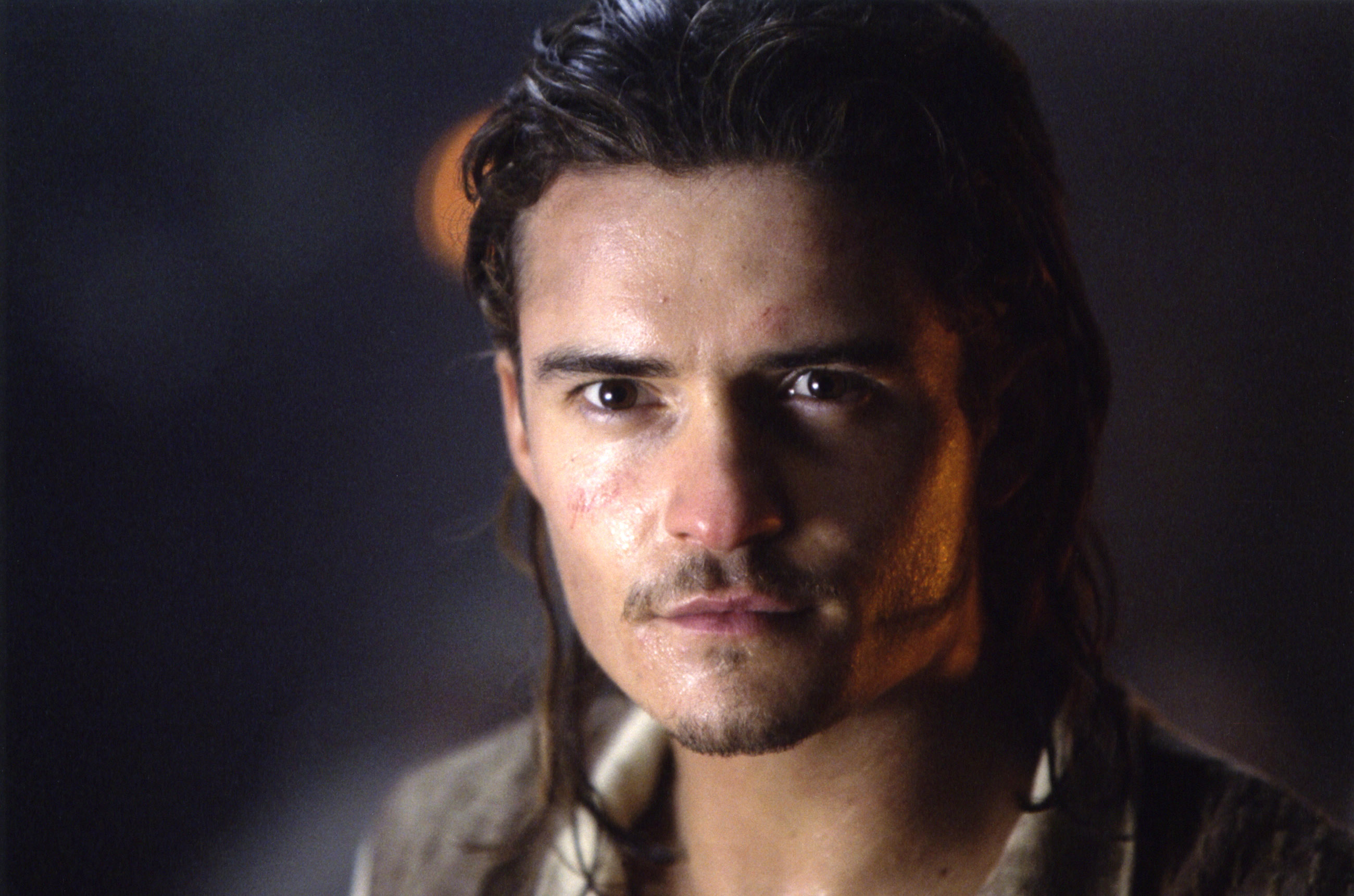 orlando bloom, will turner, movie, pirates of the caribbean: the curse of the black pearl, pirates of the caribbean