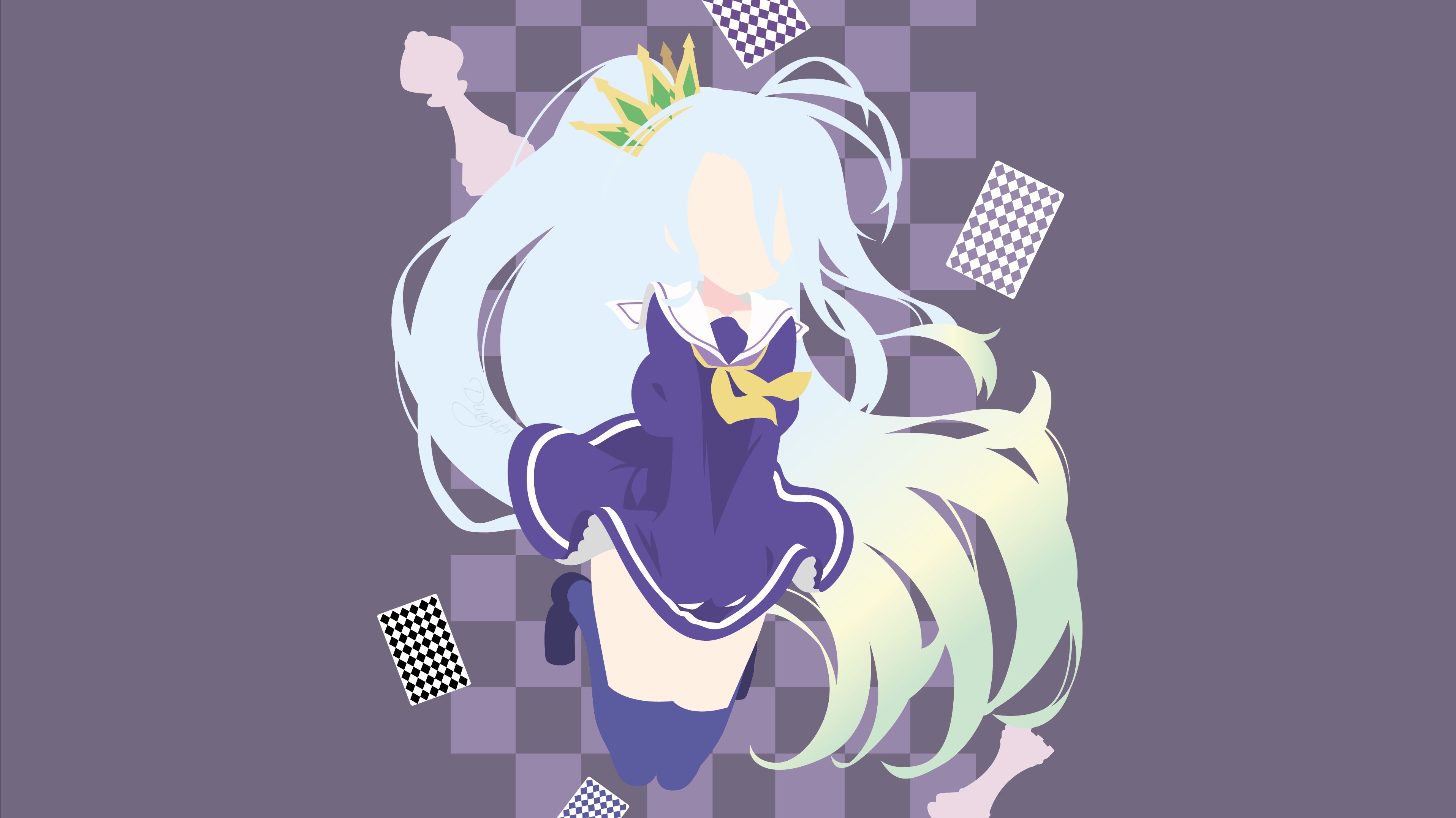 Baixar papel de parede para celular de Anime, Shiro (Sem Jogo Sem Vida), No Game No Life gratuito.