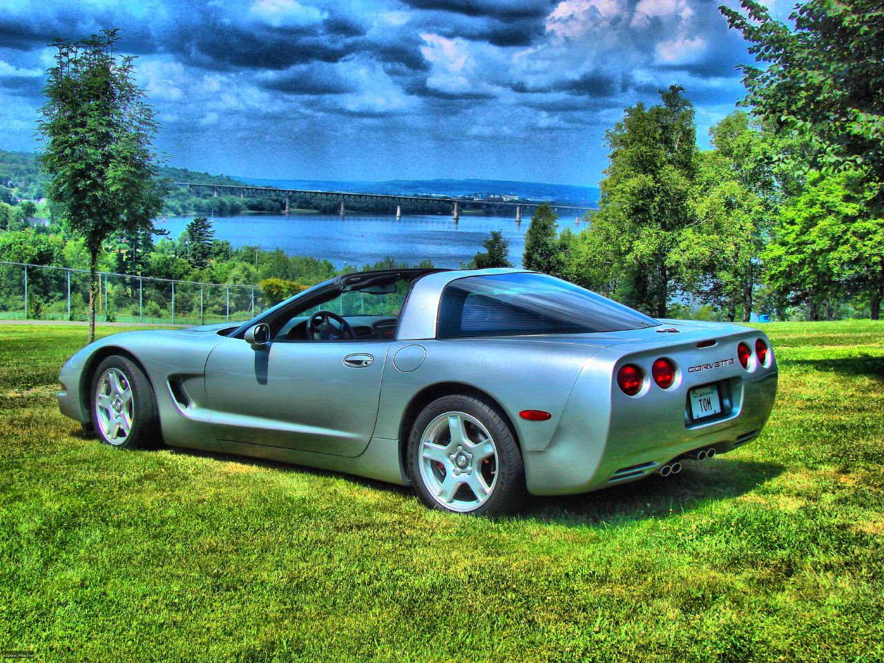 Free download wallpaper Chevrolet Corvette, Vehicles on your PC desktop
