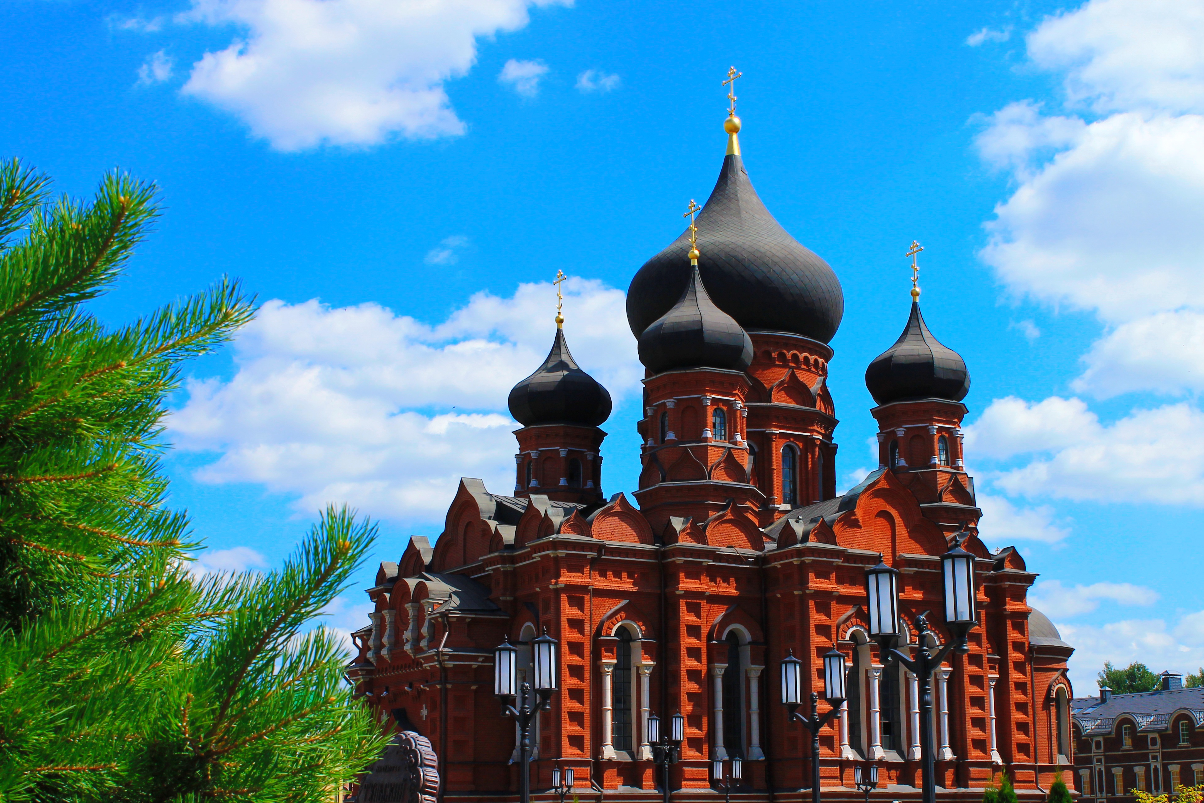 Скачать обои бесплатно Россия, Церковь, Купол, Церкви, Религиозные картинка на рабочий стол ПК