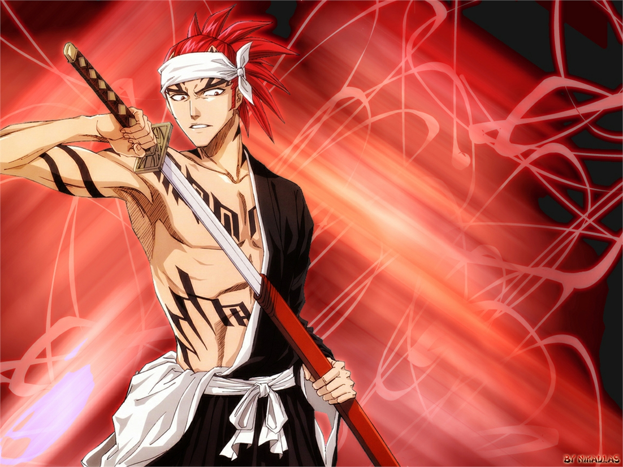 Free download wallpaper Anime, Bleach, Renji Abarai on your PC desktop