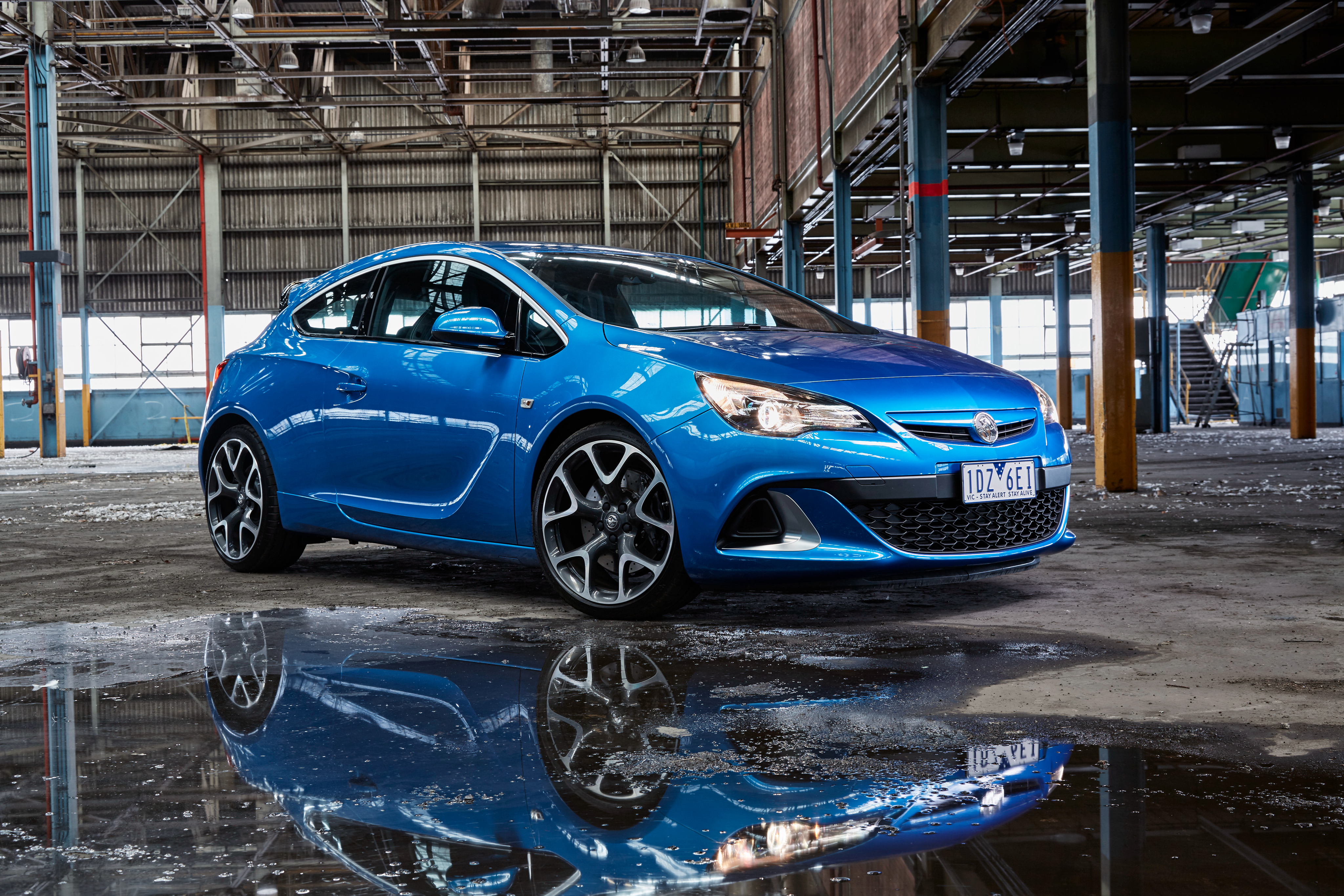 opel astra, vehicles, car, compact car, opel, reflection