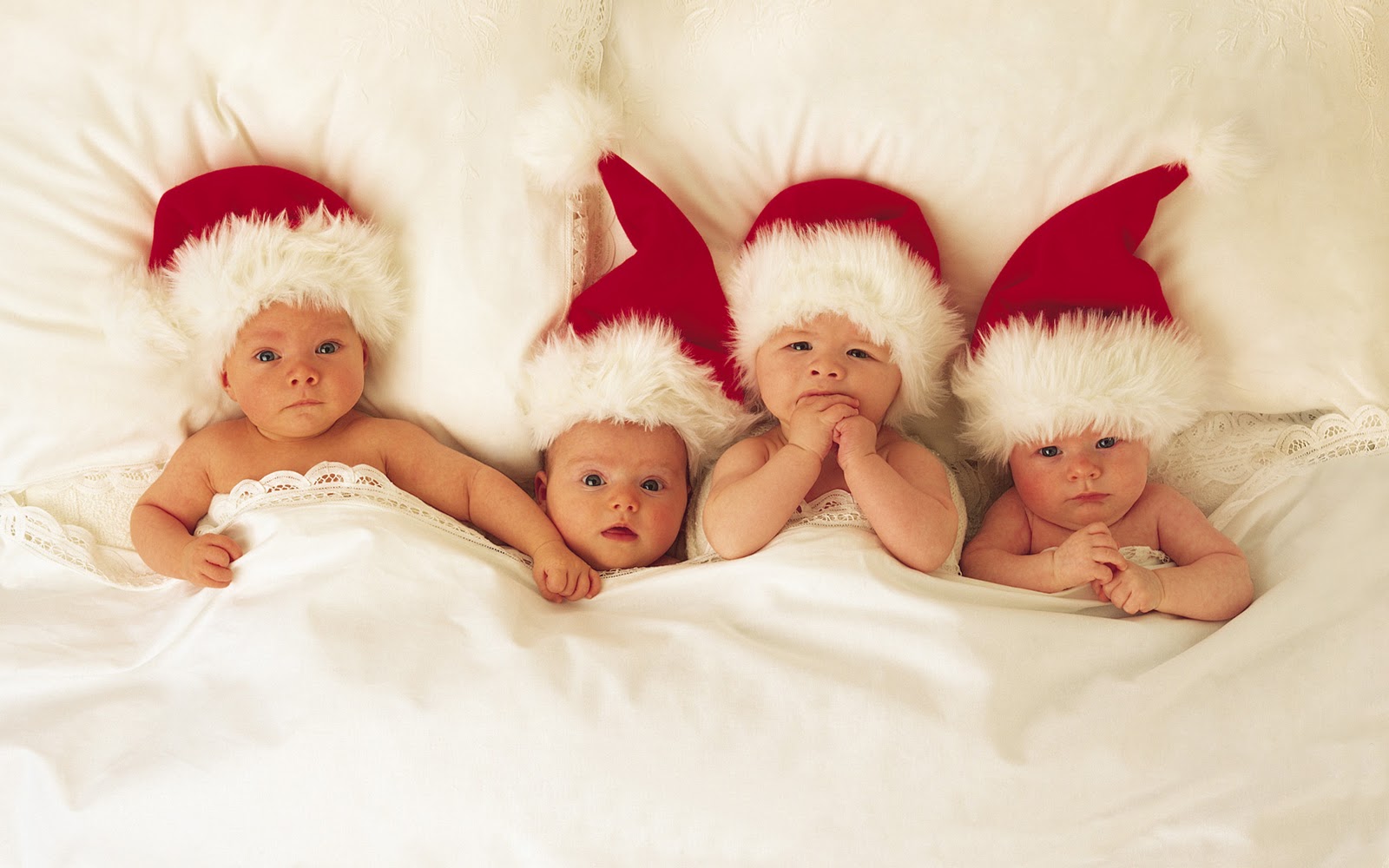 163529 Bild herunterladen weihnachten, fotografie, baby, weihnachtsmütze - Hintergrundbilder und Bildschirmschoner kostenlos