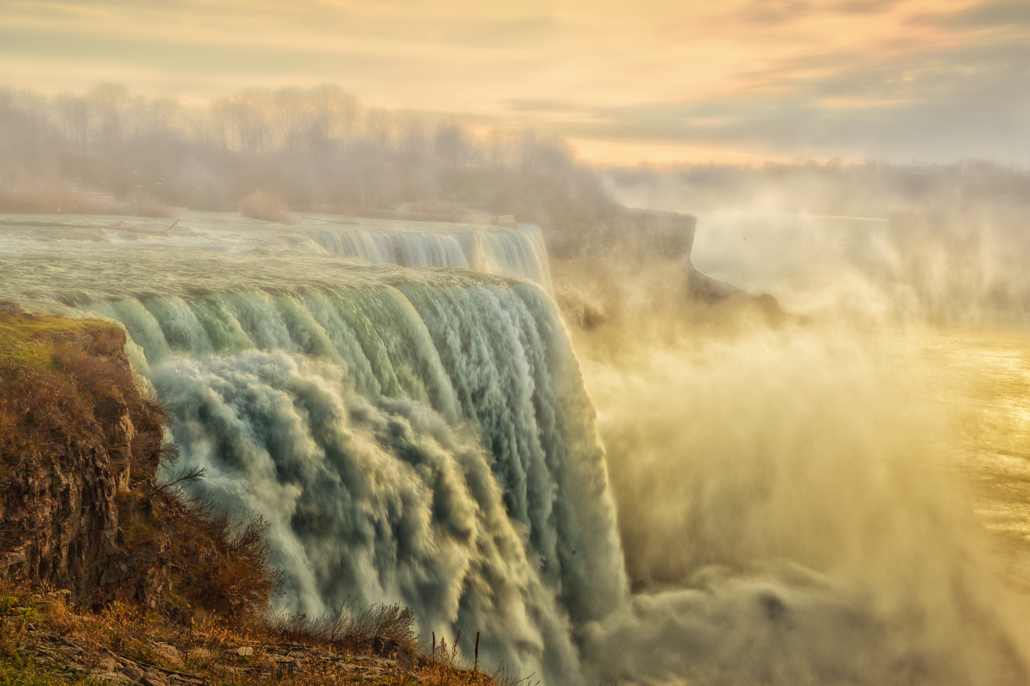 Free download wallpaper Nature, Waterfalls, Waterfall, Earth, Foam, River on your PC desktop