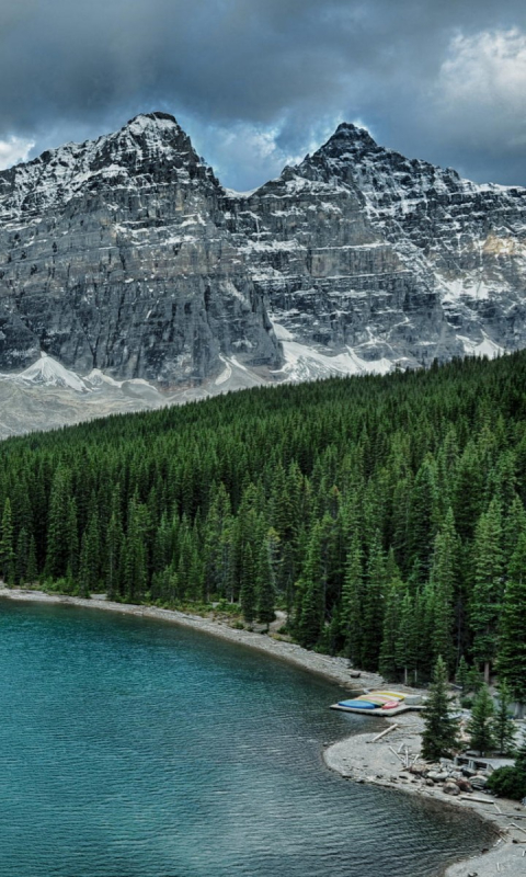 Téléchargez des papiers peints mobile Canada, Alberta, Des Lacs, Lac Moraine, Banff, Parc National Banff, Terre/nature, Rocheuses Canadiennes gratuitement.