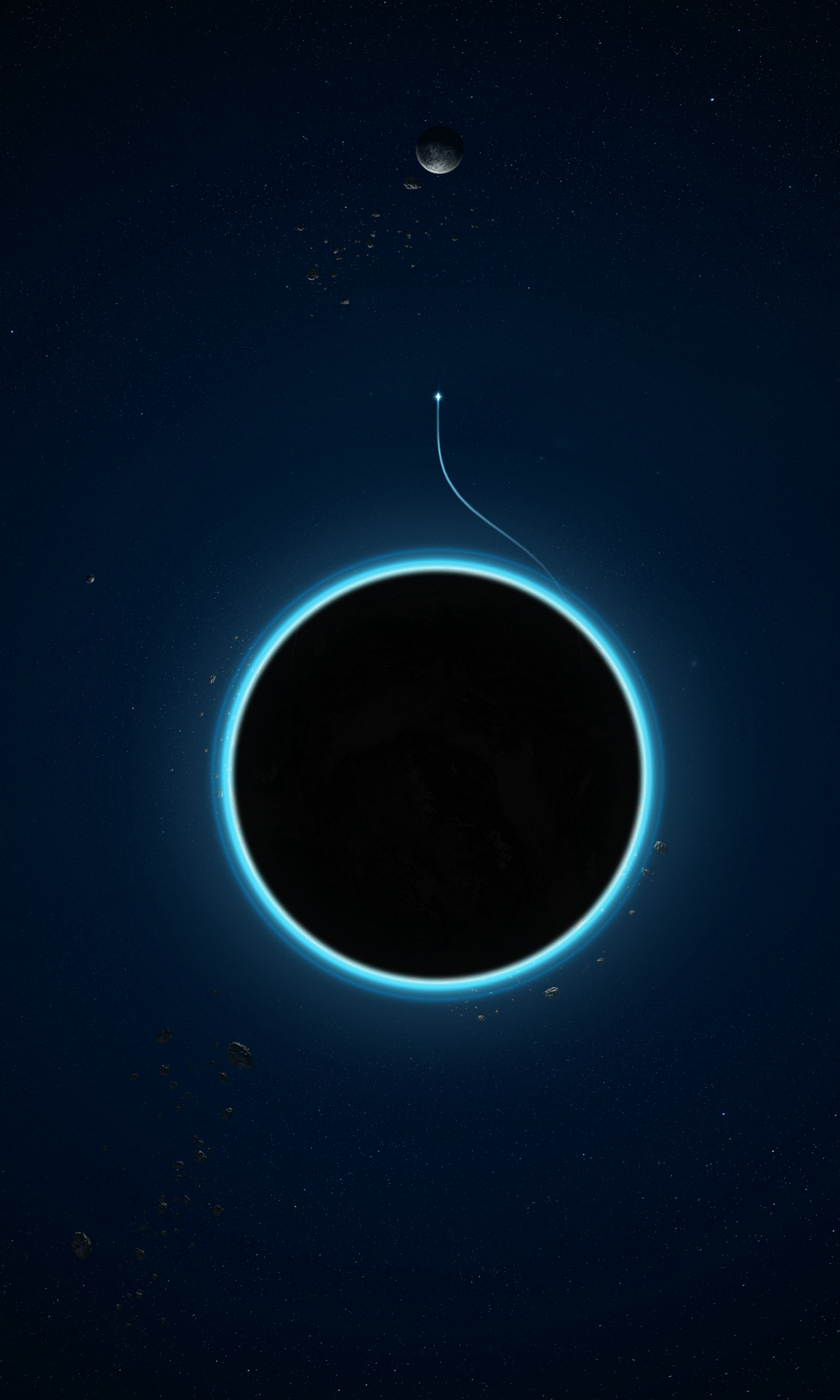 Free download wallpaper Glow, Eclipse, Dark, Planet, Universe on your PC desktop