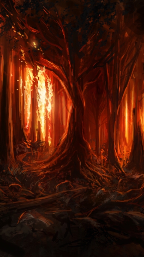 Download mobile wallpaper Fantasy, Forest for free.