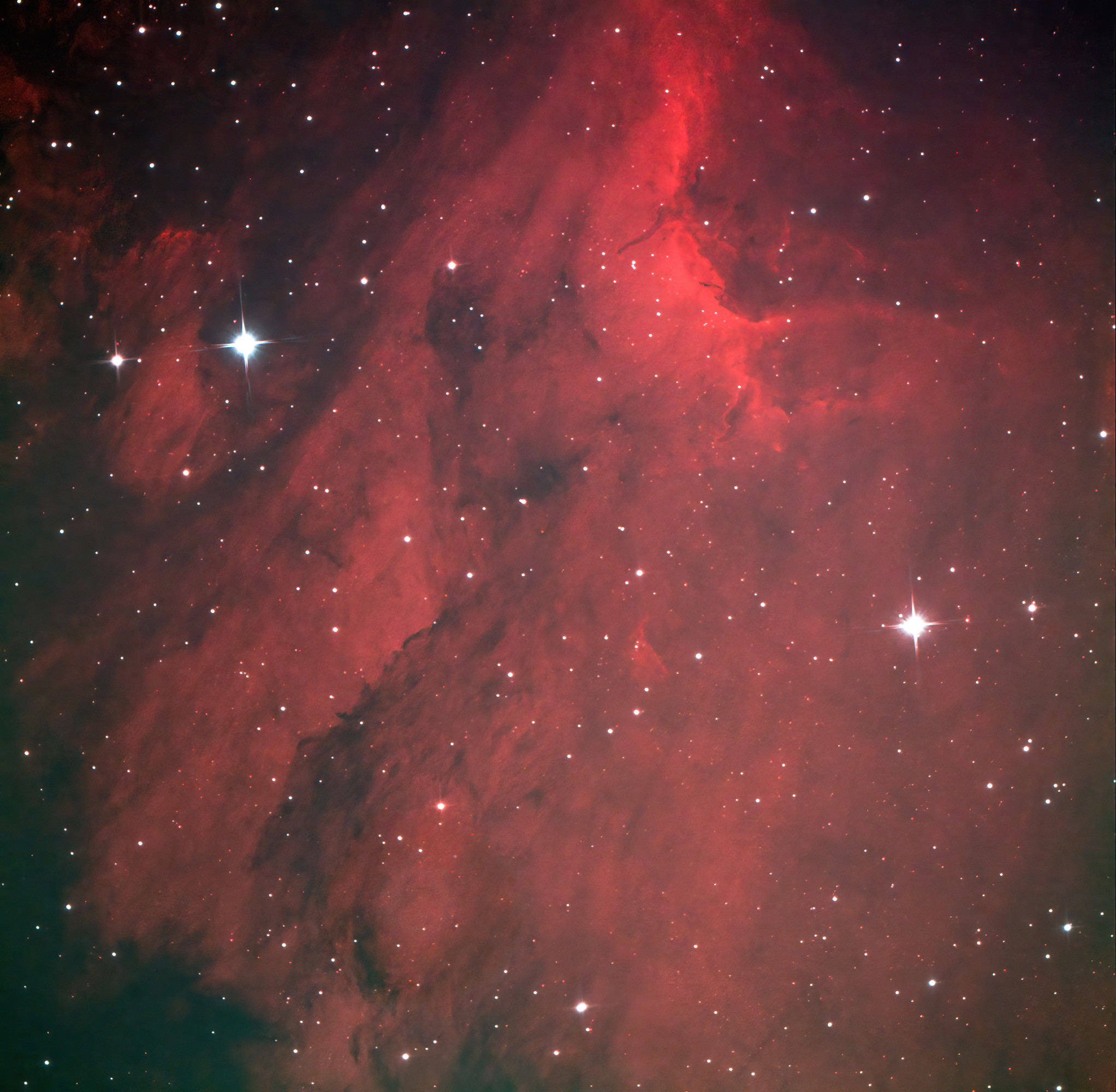114047 Hintergrundbild herunterladen universum, sterne, rot, nebel, universe - Bildschirmschoner und Bilder kostenlos