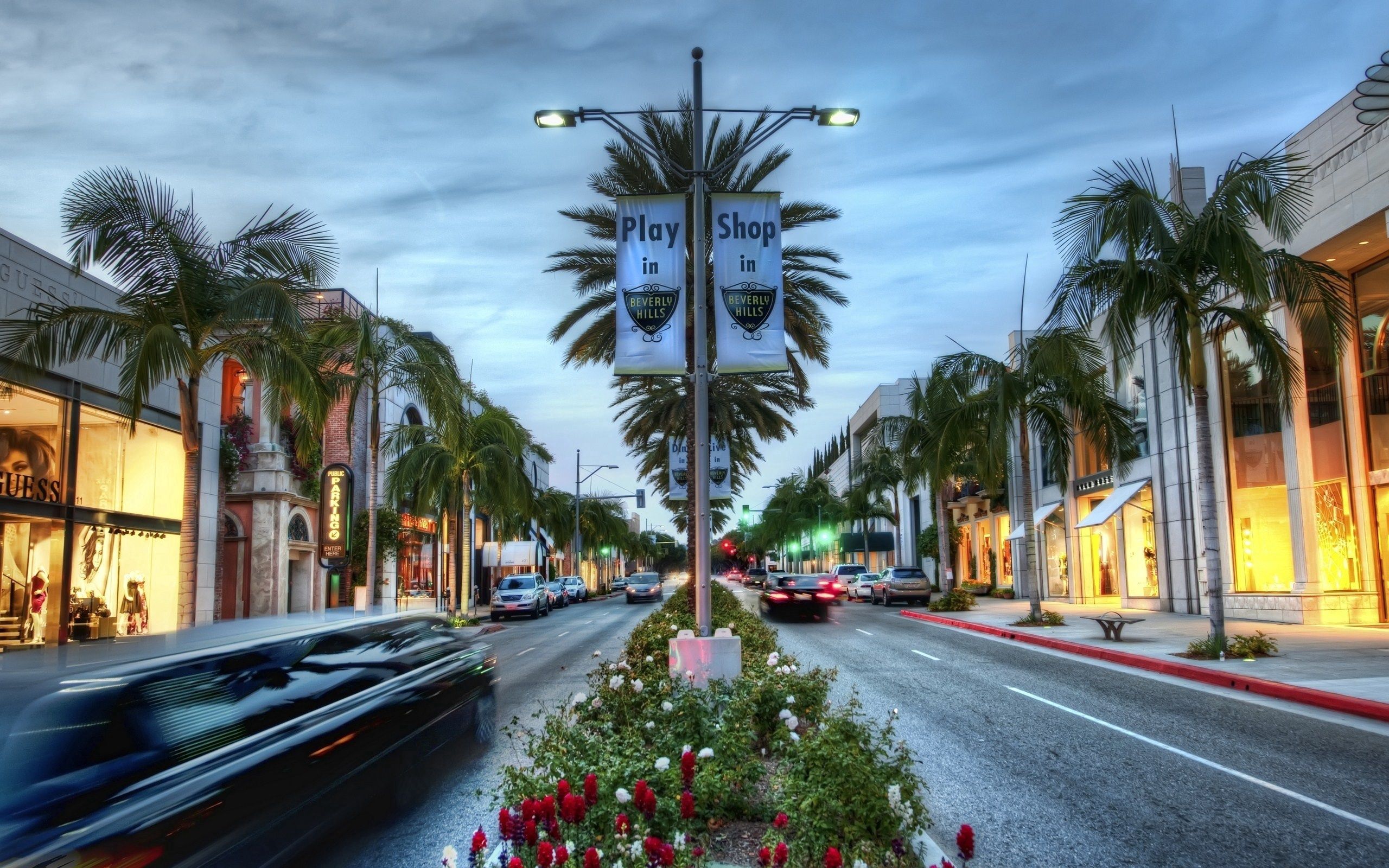 los angeles, beverly hills, hollywood, cities, usa, road, united states, california, shop, score