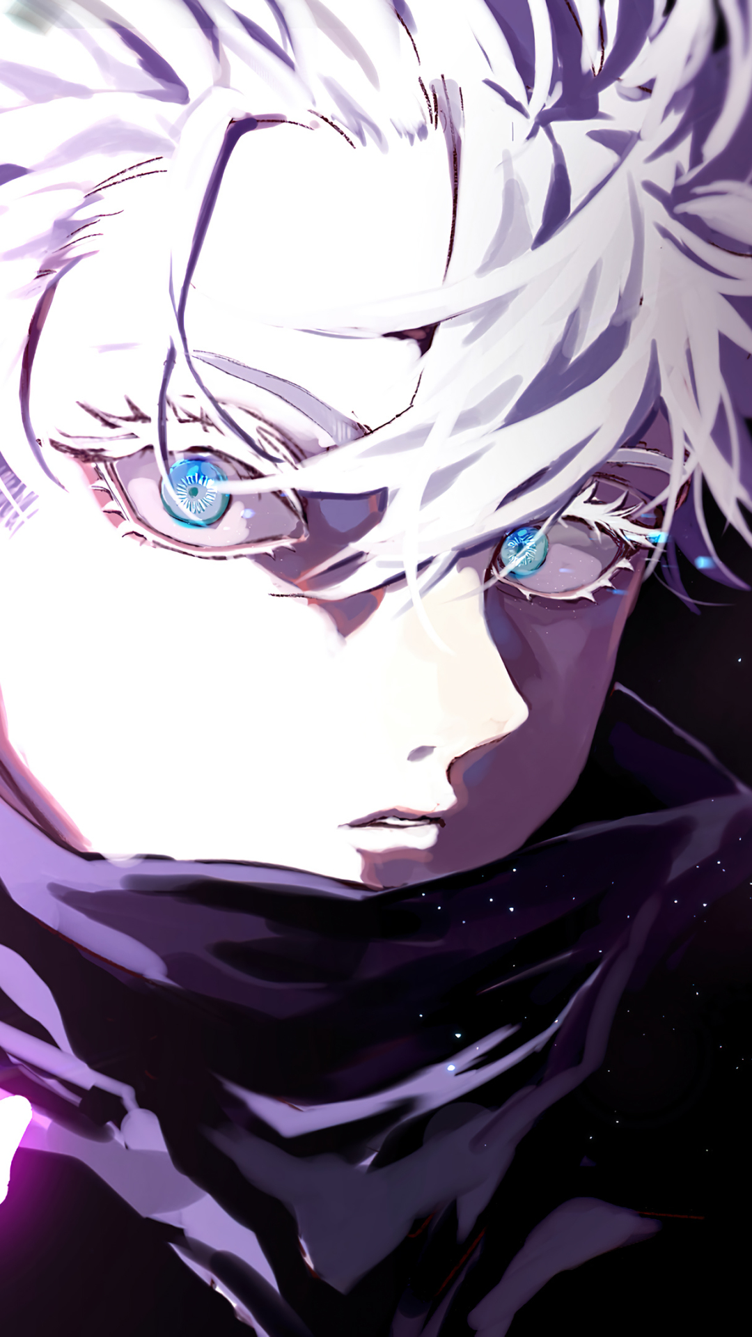 Download mobile wallpaper Anime, Blue Eyes, White Hair, Satoru Gojo, Jujutsu Kaisen for free.