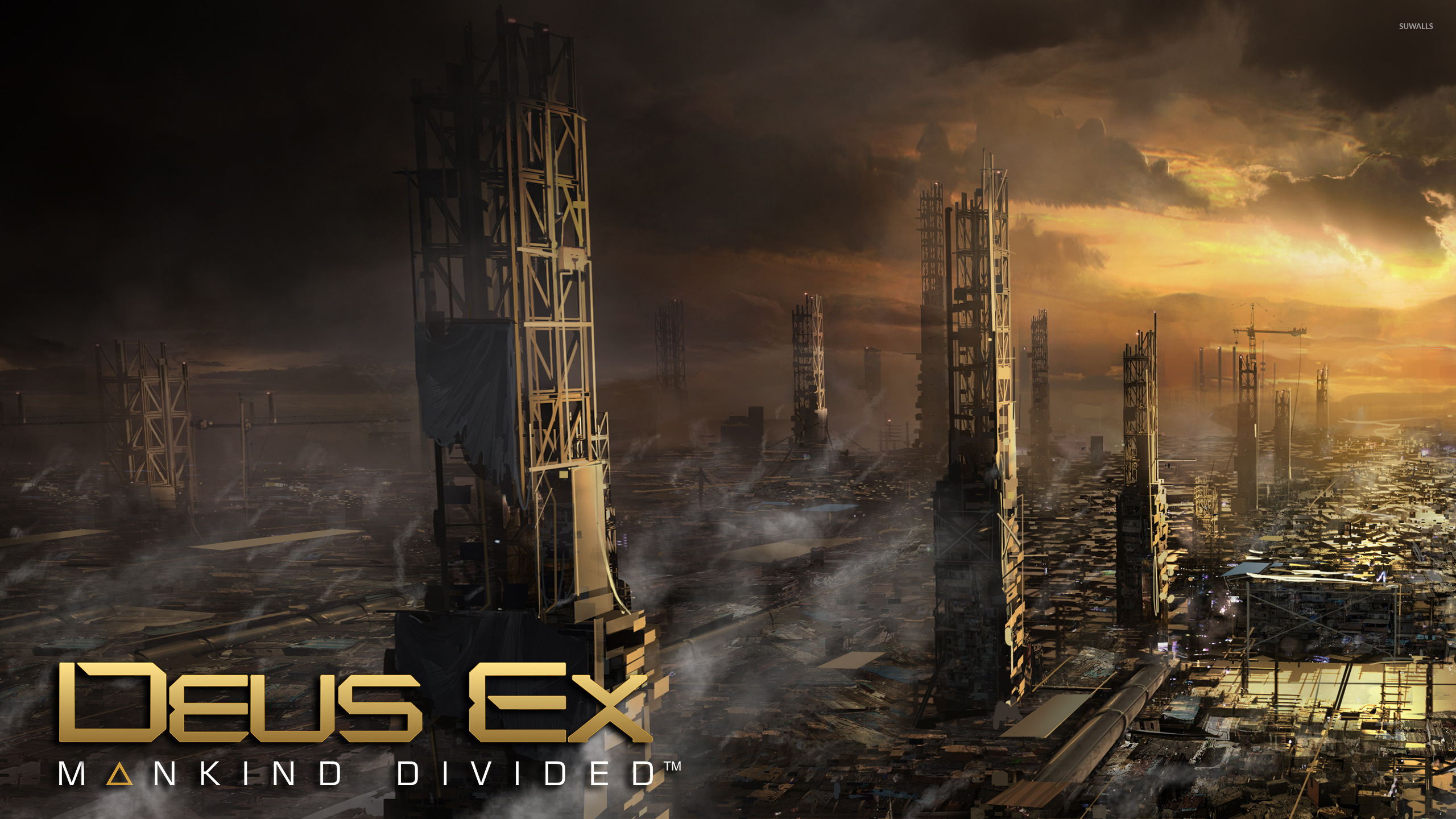 PCデスクトップにテレビゲーム, デウスエクス, Deus Ex: 分割された人類画像を無料でダウンロード