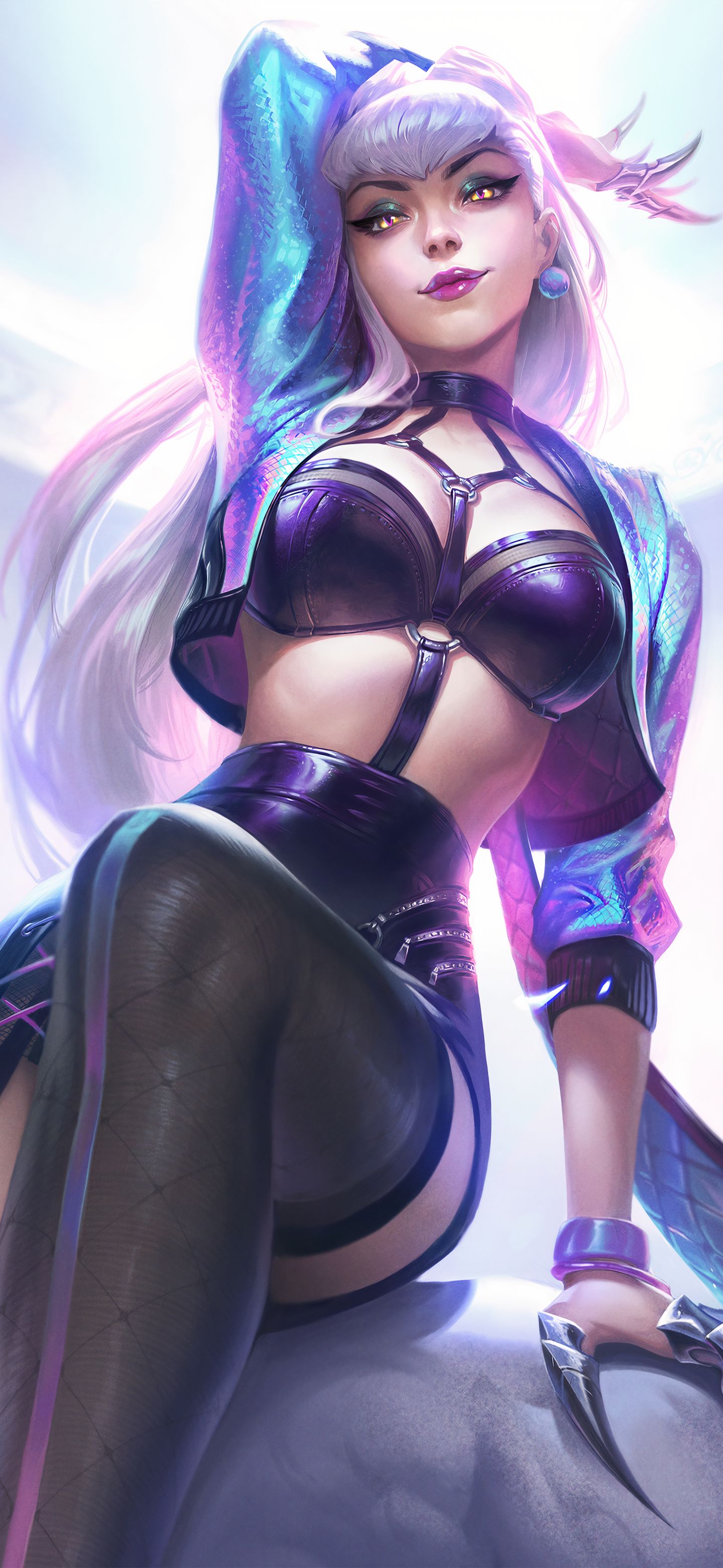 Download mobile wallpaper League Of Legends, Video Game, K Pop, Evelynn (League Of Legends) for free.