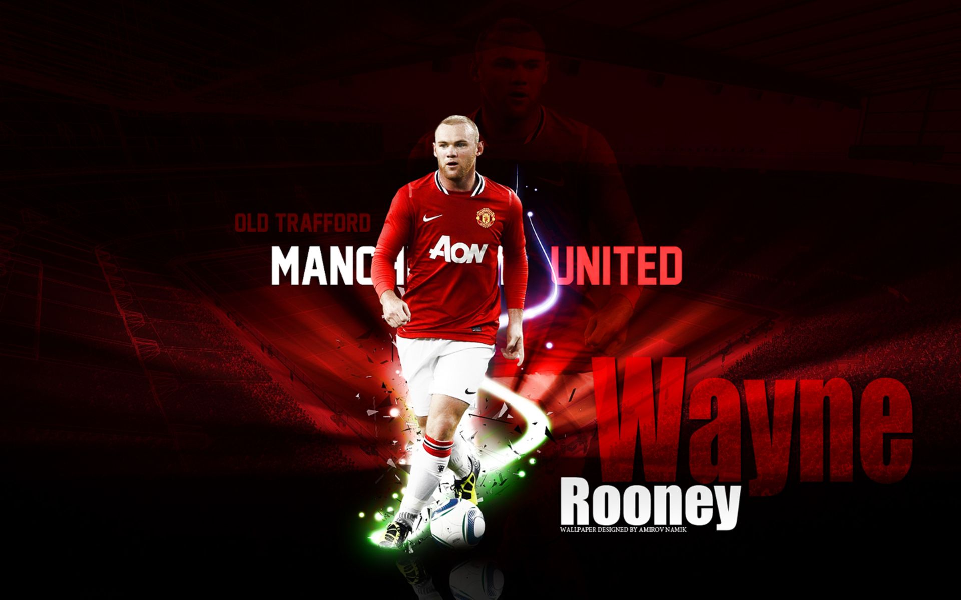 Handy-Wallpaper Sport, Fußball, Manchester United, Wayne Rooney kostenlos herunterladen.