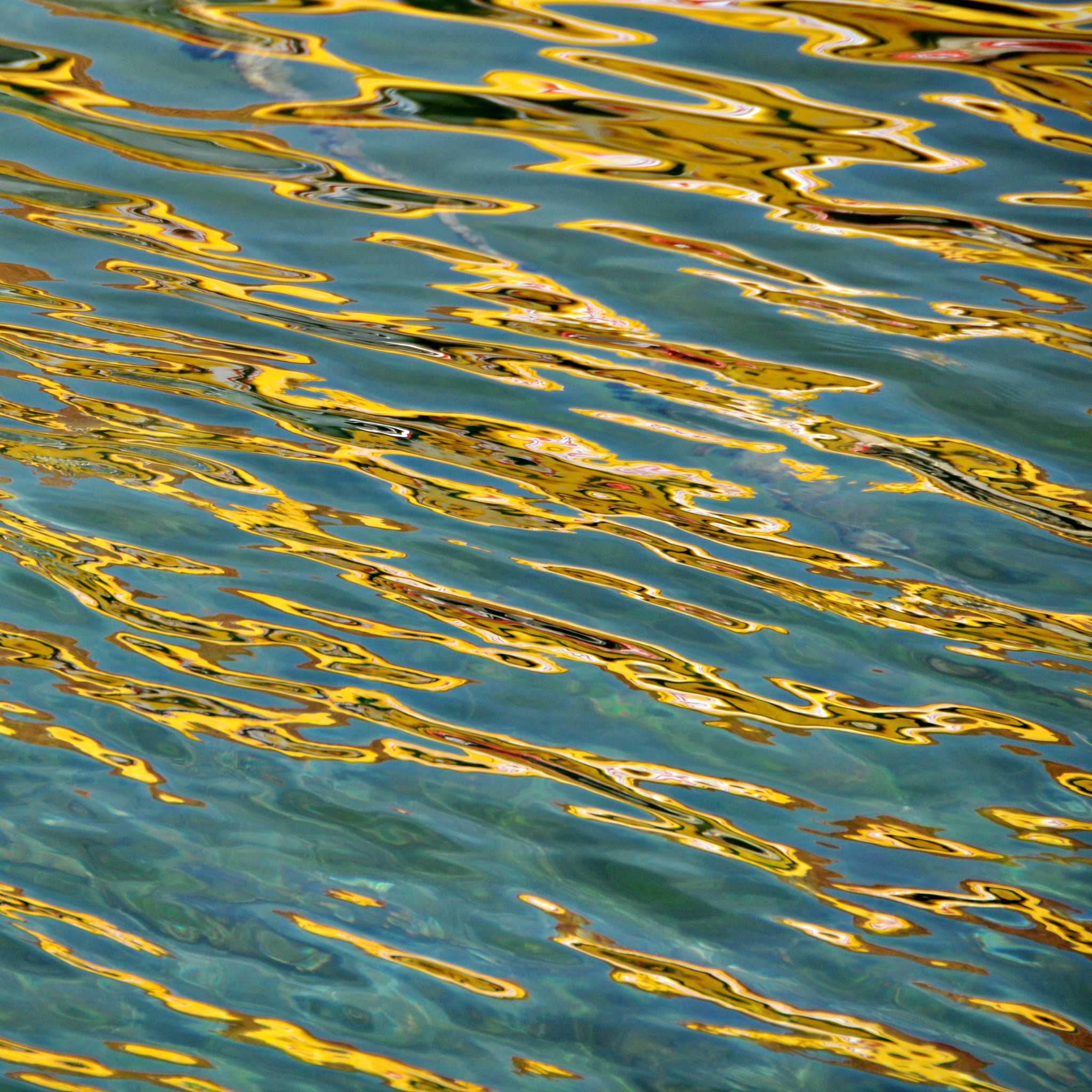 ripples, nature, water, waves, glare, ripple, golden