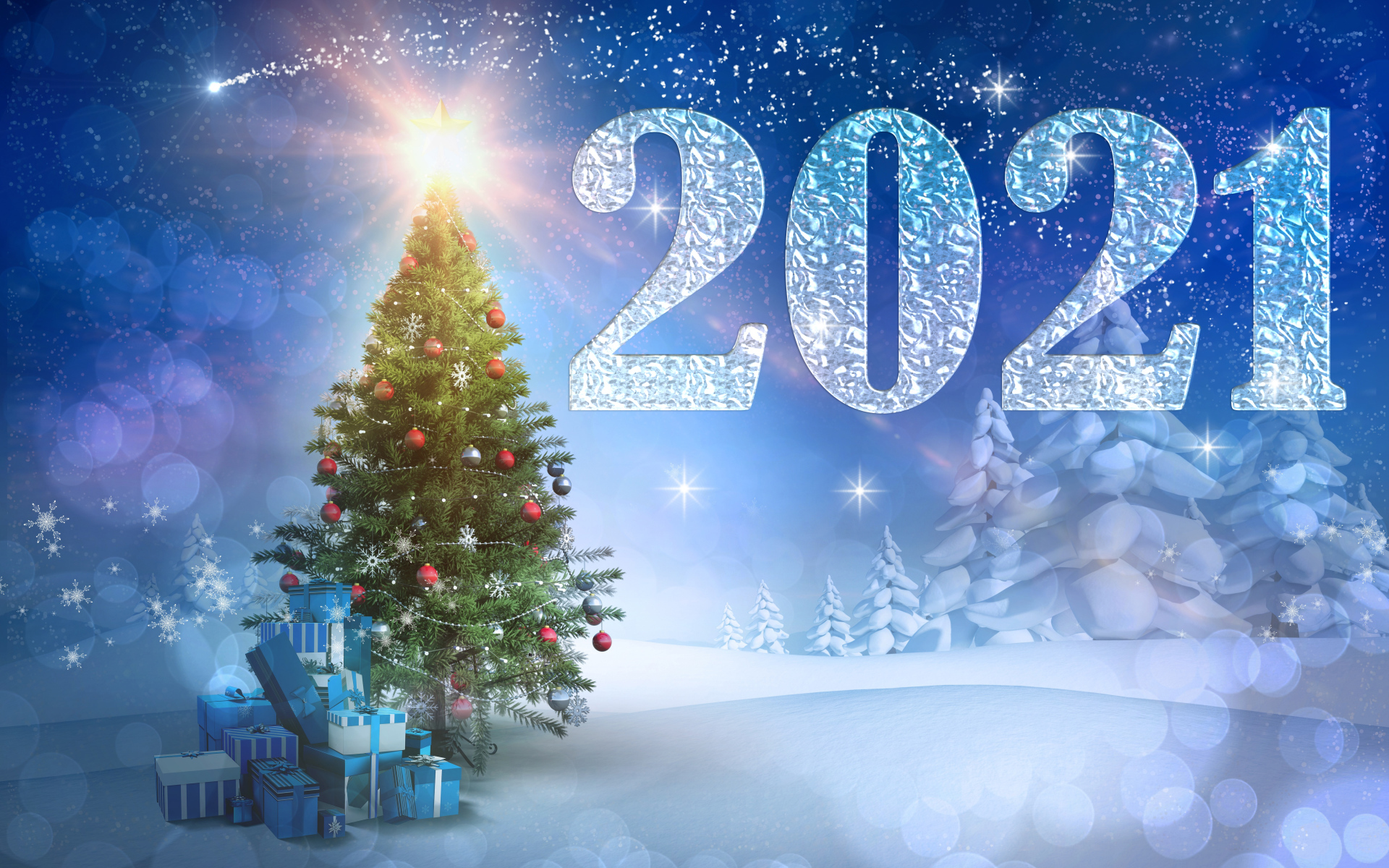 Téléchargez gratuitement l'image Vacances, Nouvel An 2021 sur le bureau de votre PC