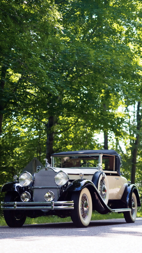 Скачать картинку Старинный Автомобиль, Транспортные Средства, Паккард, 1931 Packard Deluxe Eight Convertible Coupe, Packard Deluxe Eight Convertible Coupe в телефон бесплатно.