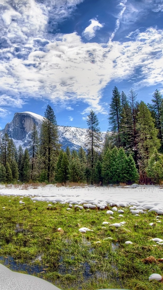 Descarga gratuita de fondo de pantalla para móvil de Paisaje, Invierno, Naturaleza, Nieve, Montaña, Bosque, Tierra/naturaleza.