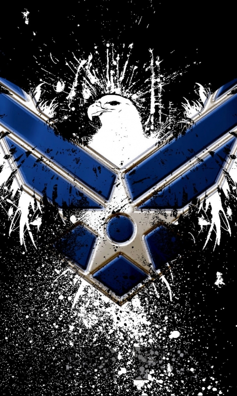 Download mobile wallpaper Logo, Military, Air Force for free.